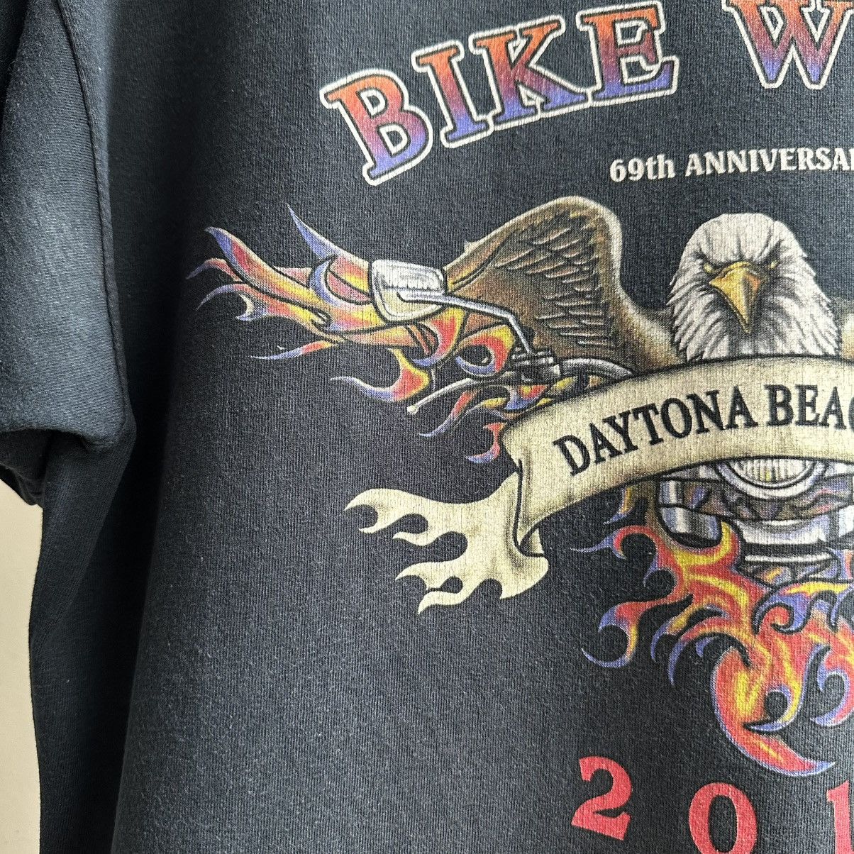 Harley Davidson Vintage Bike Week 2010 Daytona Beach Florida USA Tee Size US L / EU 52-54 / 3 - 10 Thumbnail