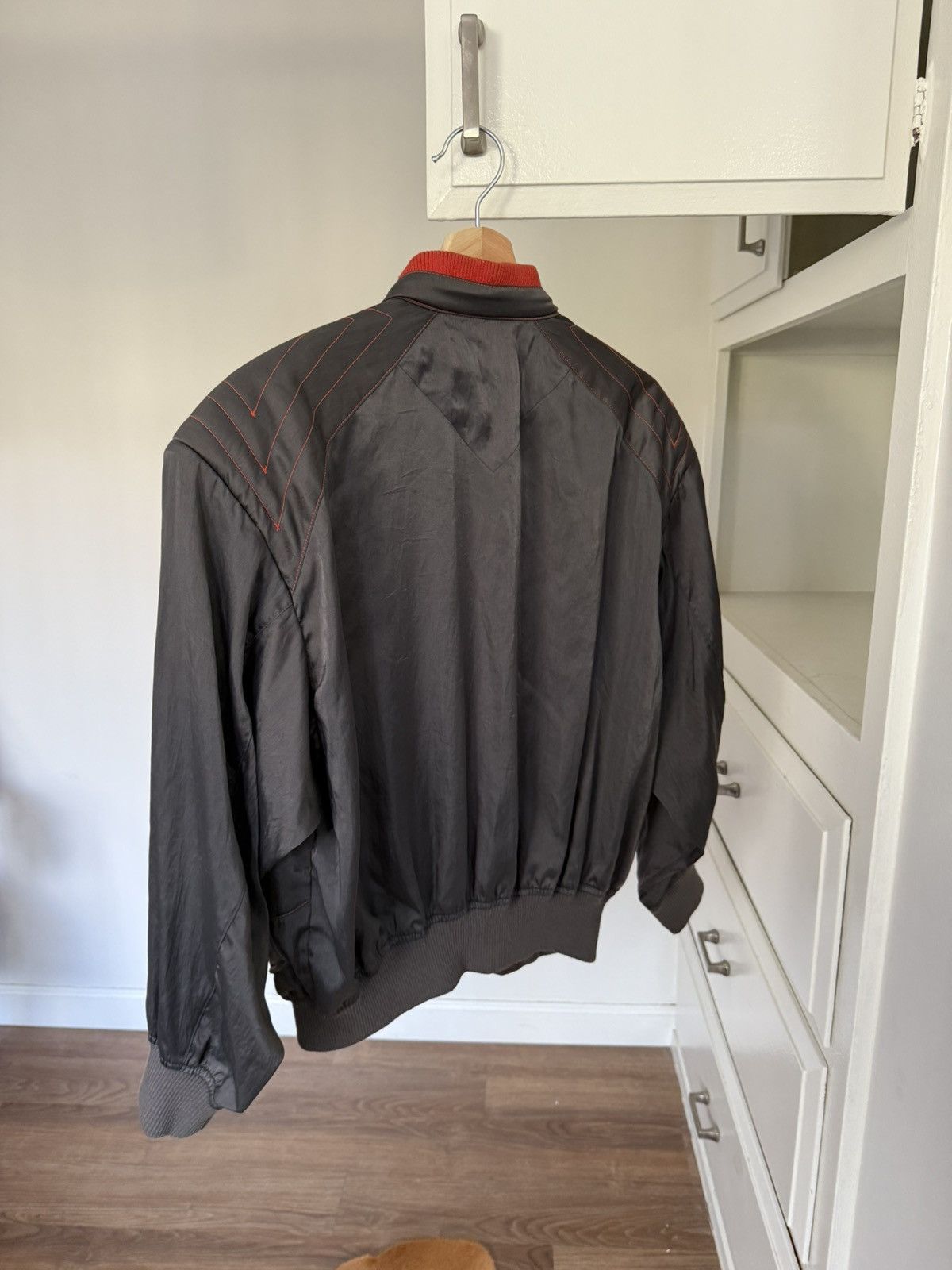 Issey Miyake 80s Issey Miyake Skyline Nylon Bomber Size US S / EU 44-46 / 1 - 5 Thumbnail