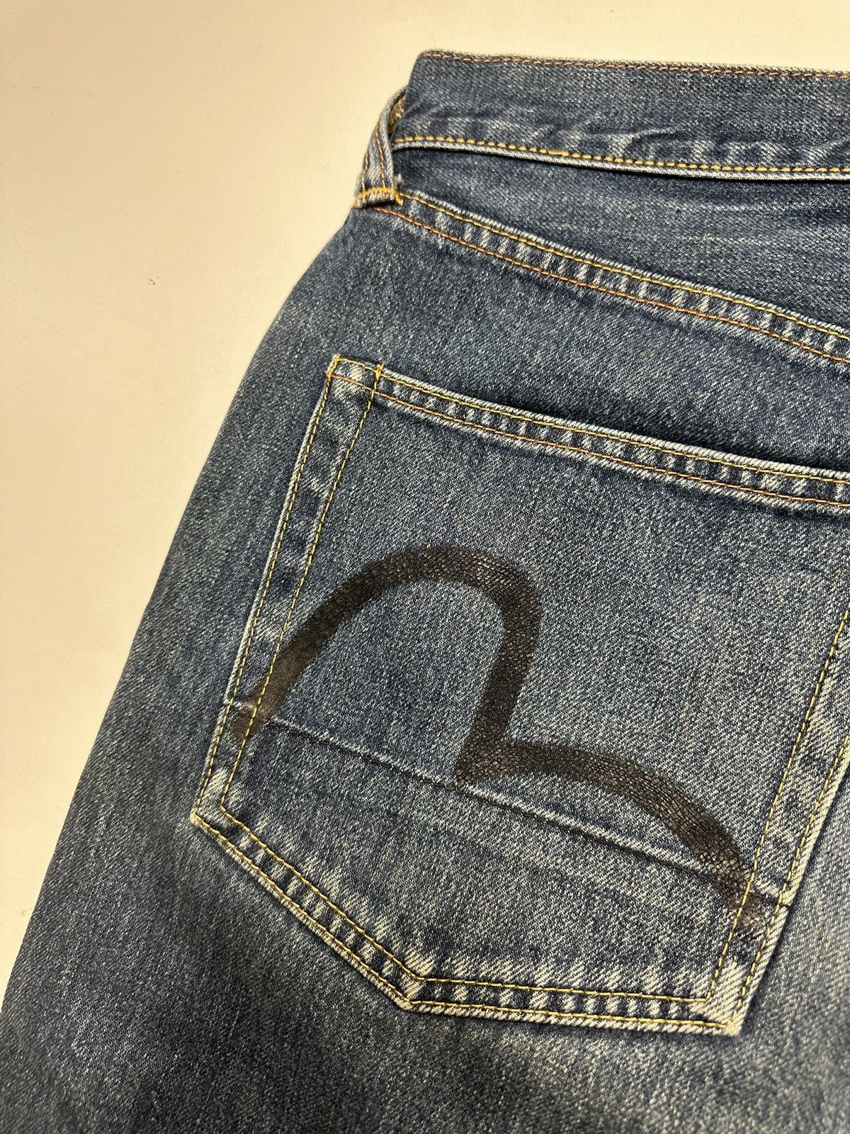 Evisu Vintage Evisu Seagull Selvedge Jeans Size US 34 / EU 50 - 4 Thumbnail