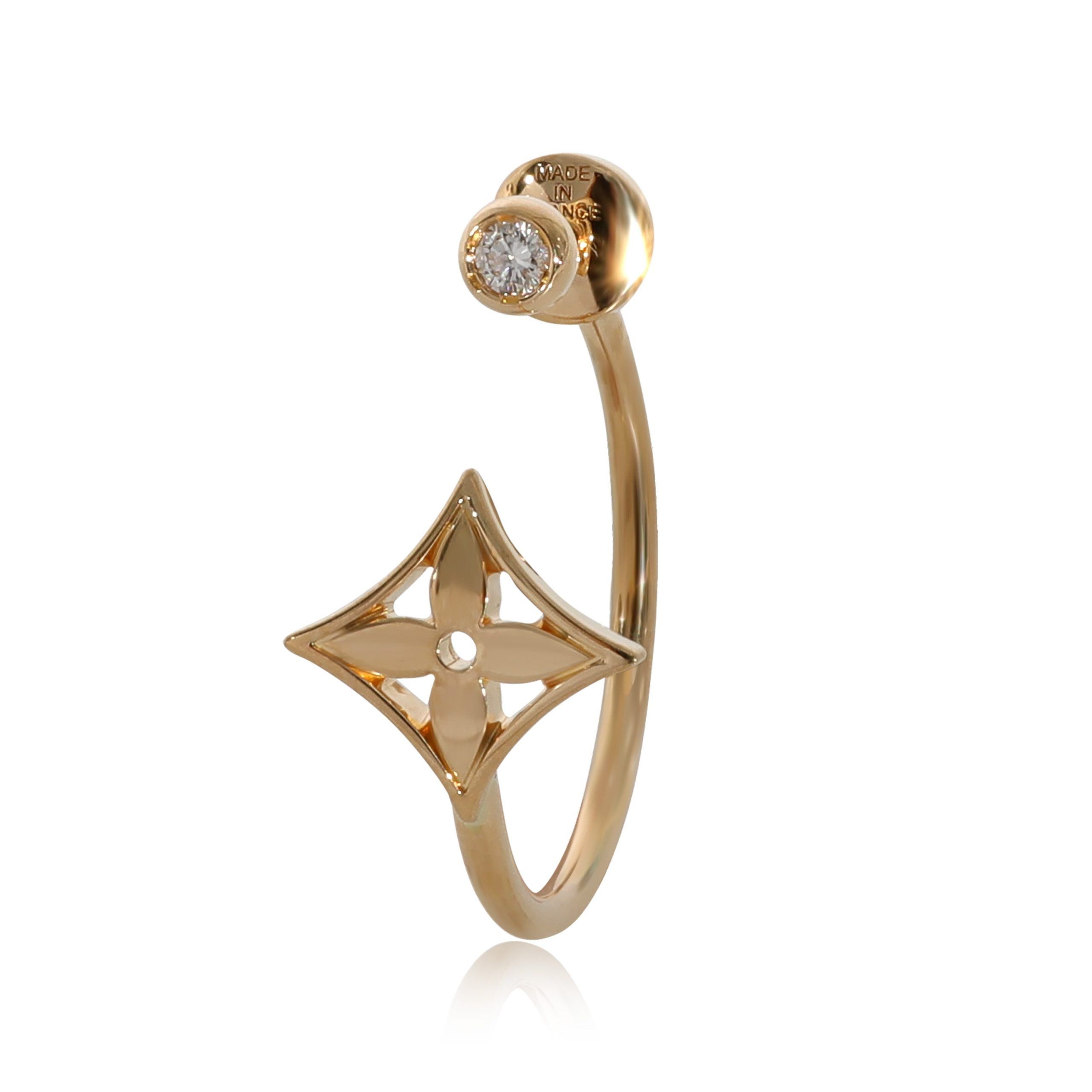 Louis Vuitton Louis Vuitton Idylle Blossom Diamond Earring in 18k Yellow Gold 0.04 CTW Size ONE SIZE - 1 Thumbnail
