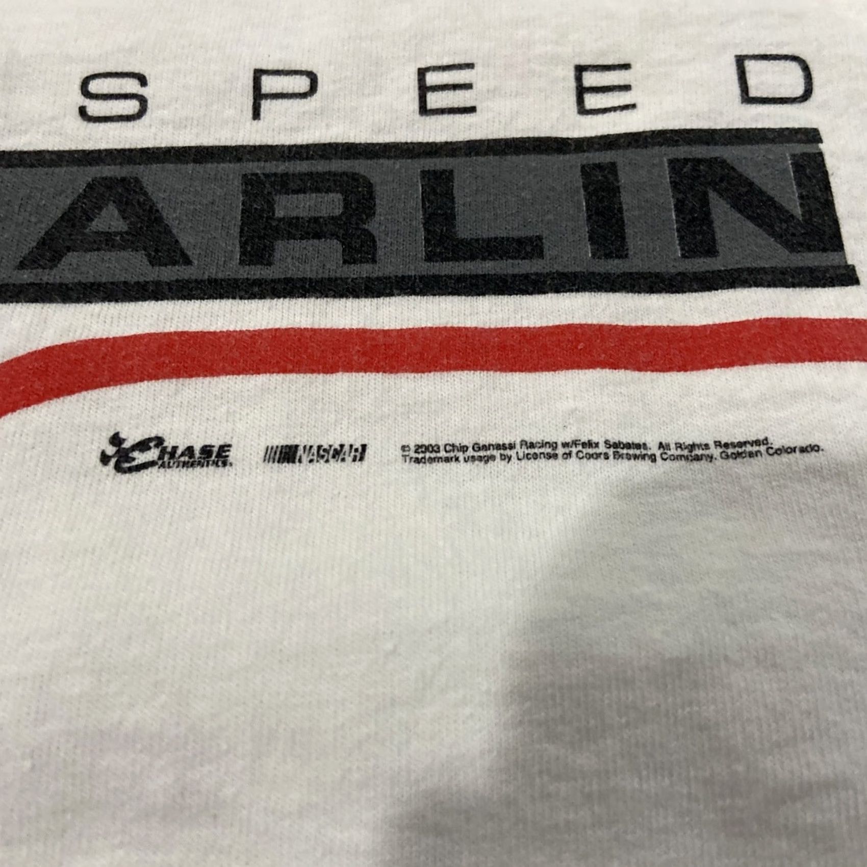 Chase Authentics VINTAGE Chase Authentics NASCAR Racing Shirt Long Sleeve Crew Neck XL White Mens Cars 2003 Y2K Size US XL / EU 56 / 4 - 3 Thumbnail
