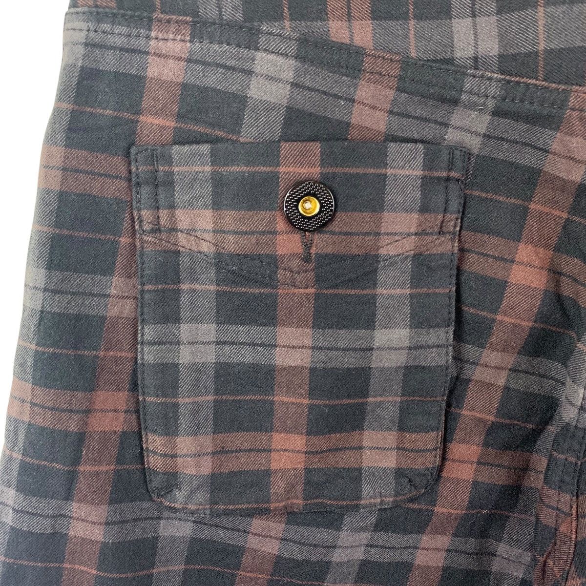 Japanese Brand × PPFM PPFM Curve multipocket checkered punk design jeans Size US 33 - 19 Thumbnail