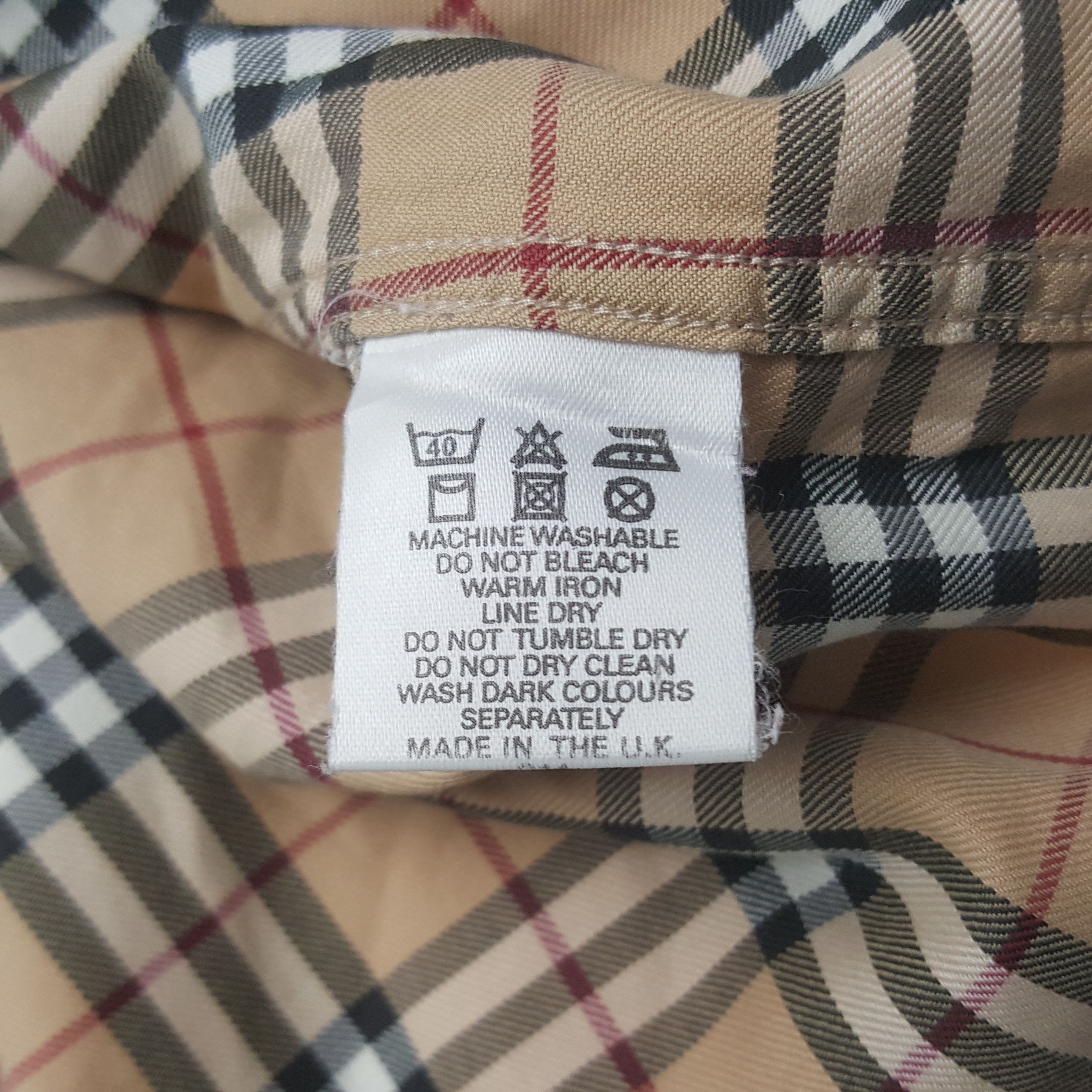 Burberry Vintage Burberry London Nova Check Button Up Shirt Size US L / EU 52-54 / 3 - 8 Thumbnail