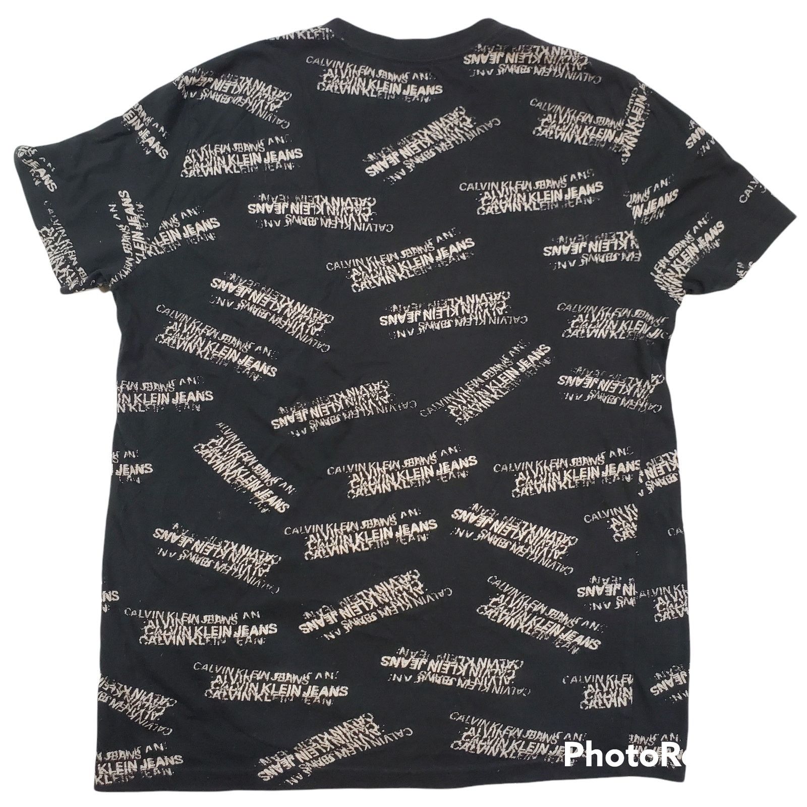 Calvin Klein Calvin Klein | Black T-shirt with Logo Print Design | Small Size US S / EU 44-46 / 1 - 4 Thumbnail