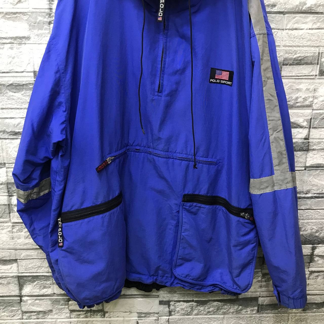 Polo Ralph Lauren Vintage 90s Polo Sport Ralph Lauren USA Flag Anorak BAGGY XL Size US XL / EU 56 / 4 - 11 Thumbnail