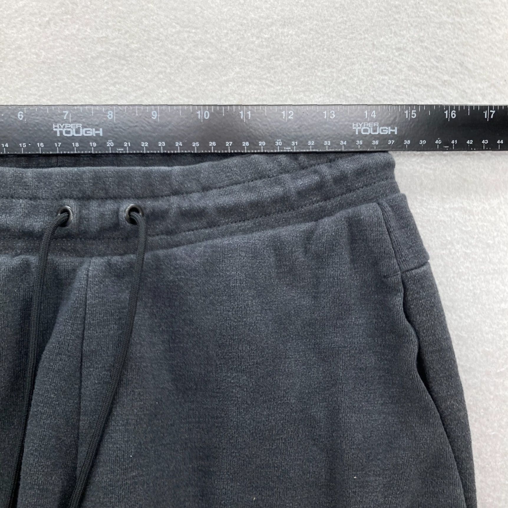 Nike Nike Optic Jogger Pants Mens Medium Dark Gray Fleece Tapered Drawstring Logo Gym Size US 31 - 6 Thumbnail