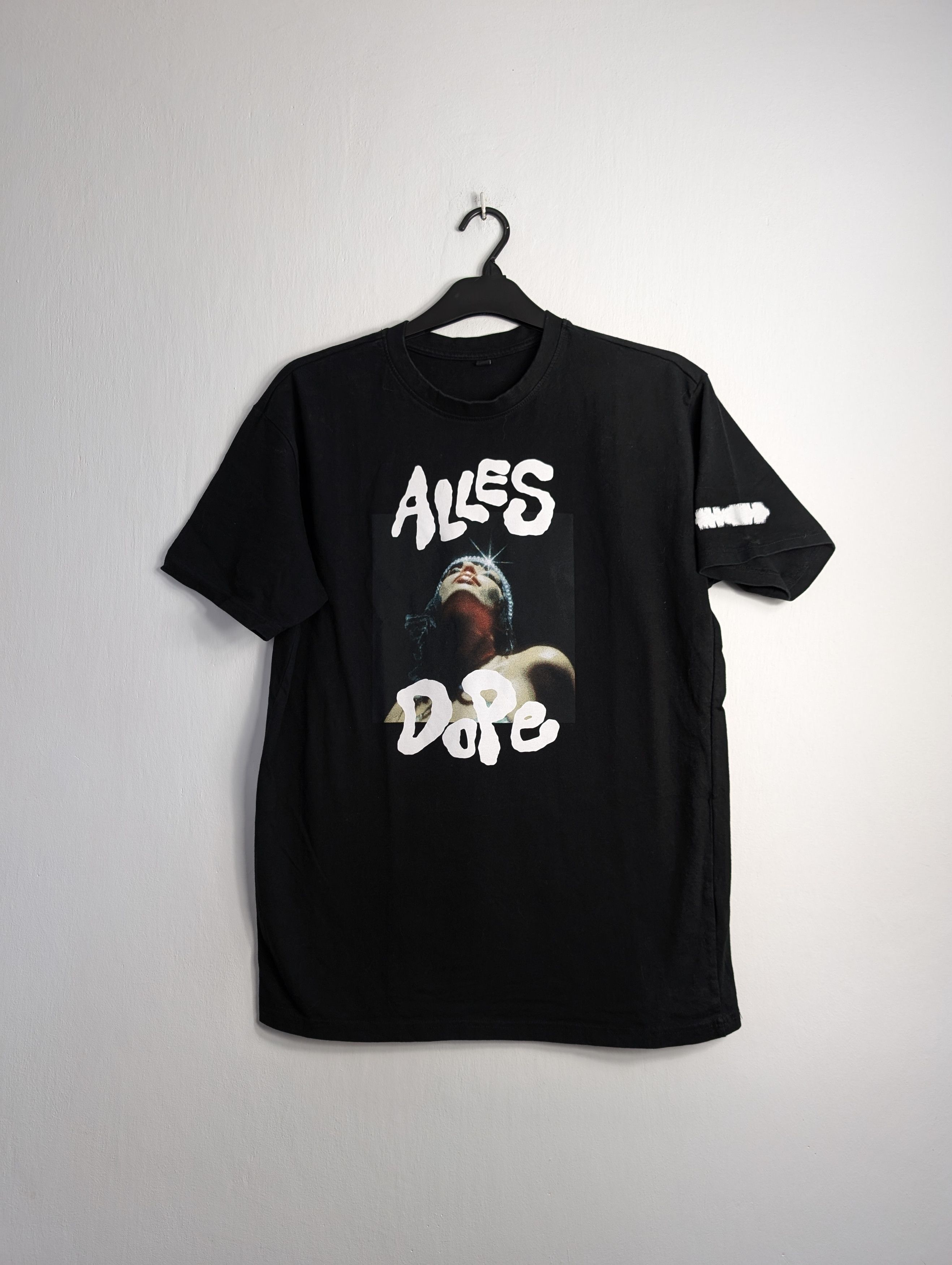 Vintage Black T-shirt Alles Dope German Cro Merch Size US M / EU 48-50 / 2 - 1 Thumbnail