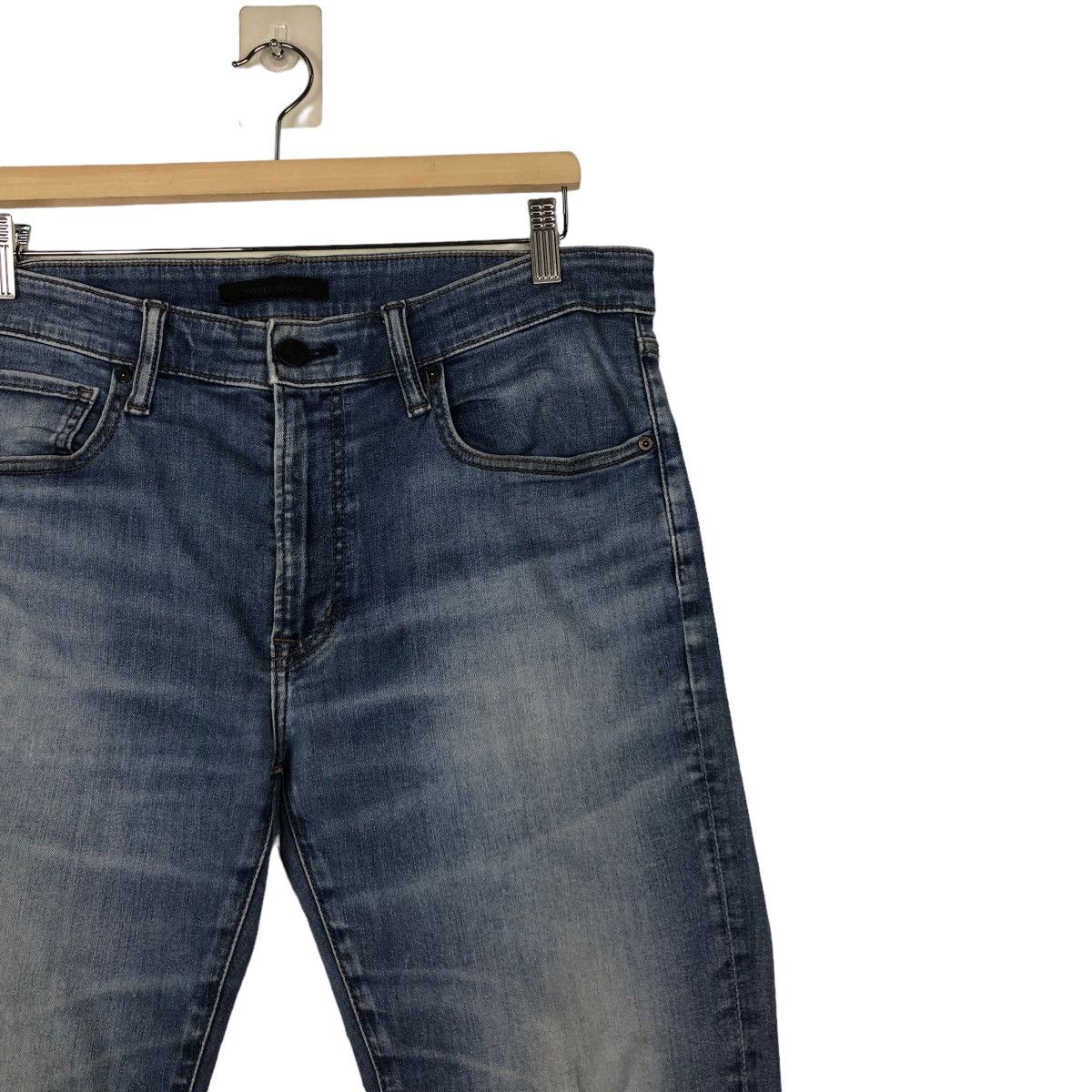 Japanese Brand 🔥VINTAGE DENIM JEANS FLARE UNIQLO JAPAN ISSEY MIYAKE Size US 34 / EU 50 - 6 Thumbnail