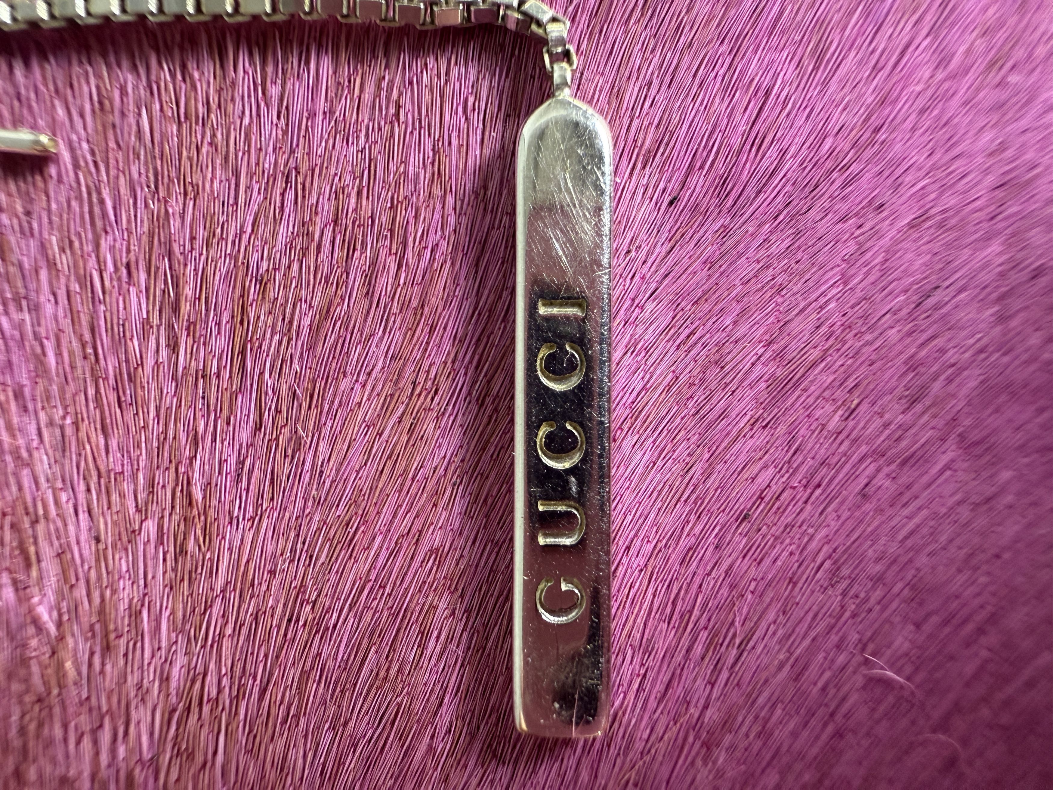 Gucci Gucci 18K White Gold Lariat Drop Earrings vintage tom ford Size ONE SIZE - 5 Thumbnail