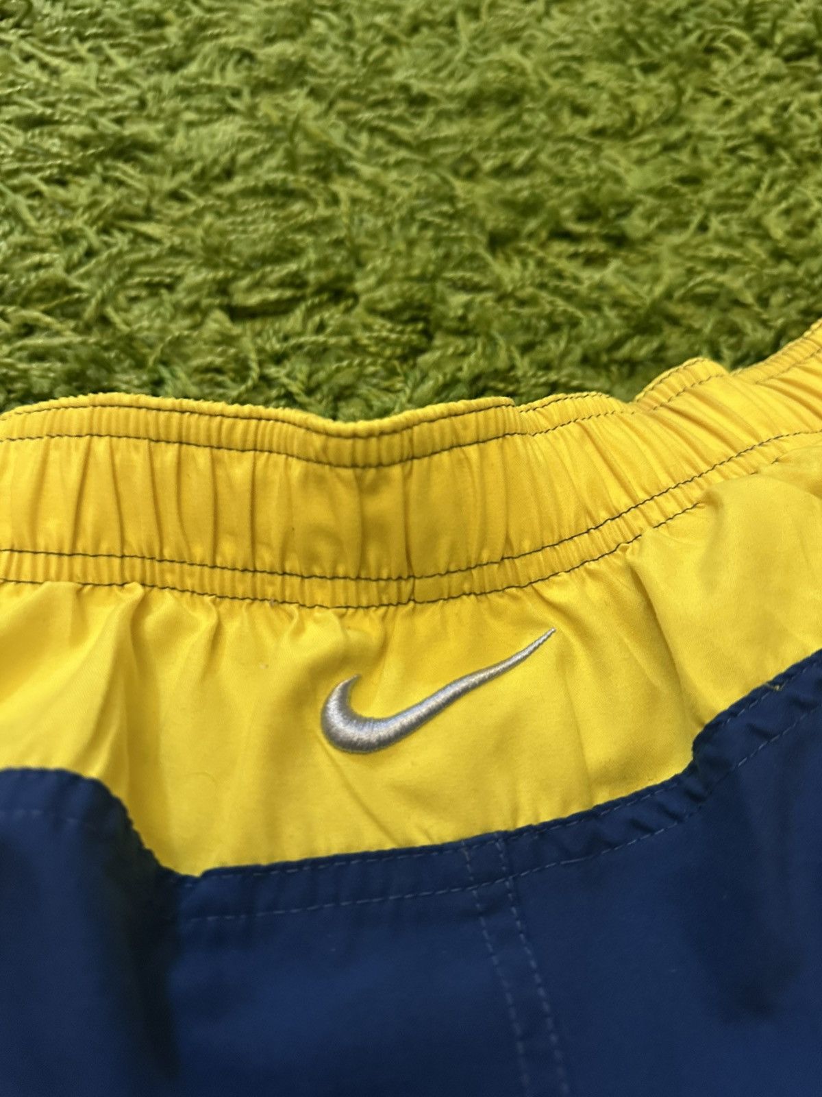 Nike 📌 y2k Nike Swoosh Swim Shorts Large Size US 33 - 5 Thumbnail