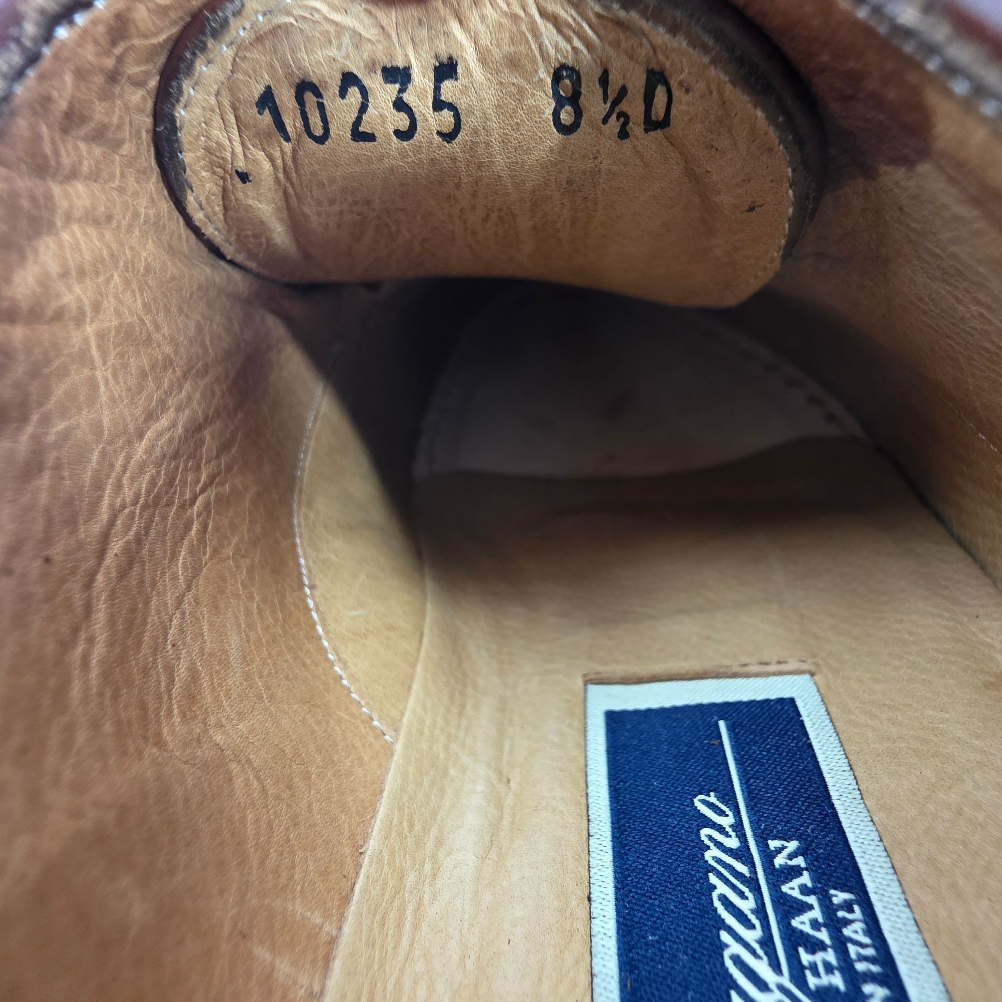 Bragano × Cole Haan New Old Stock Bragano Cole Haan Mens 8.5D Brown Leather Dres Size US 8.5 / EU 41-42 - 7 Thumbnail