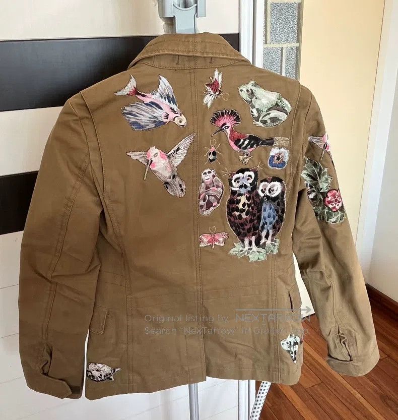 Valentino Valentino Embroidered pattern waist casual blazer Size US S / EU 44-46 / 1 - 2 Thumbnail