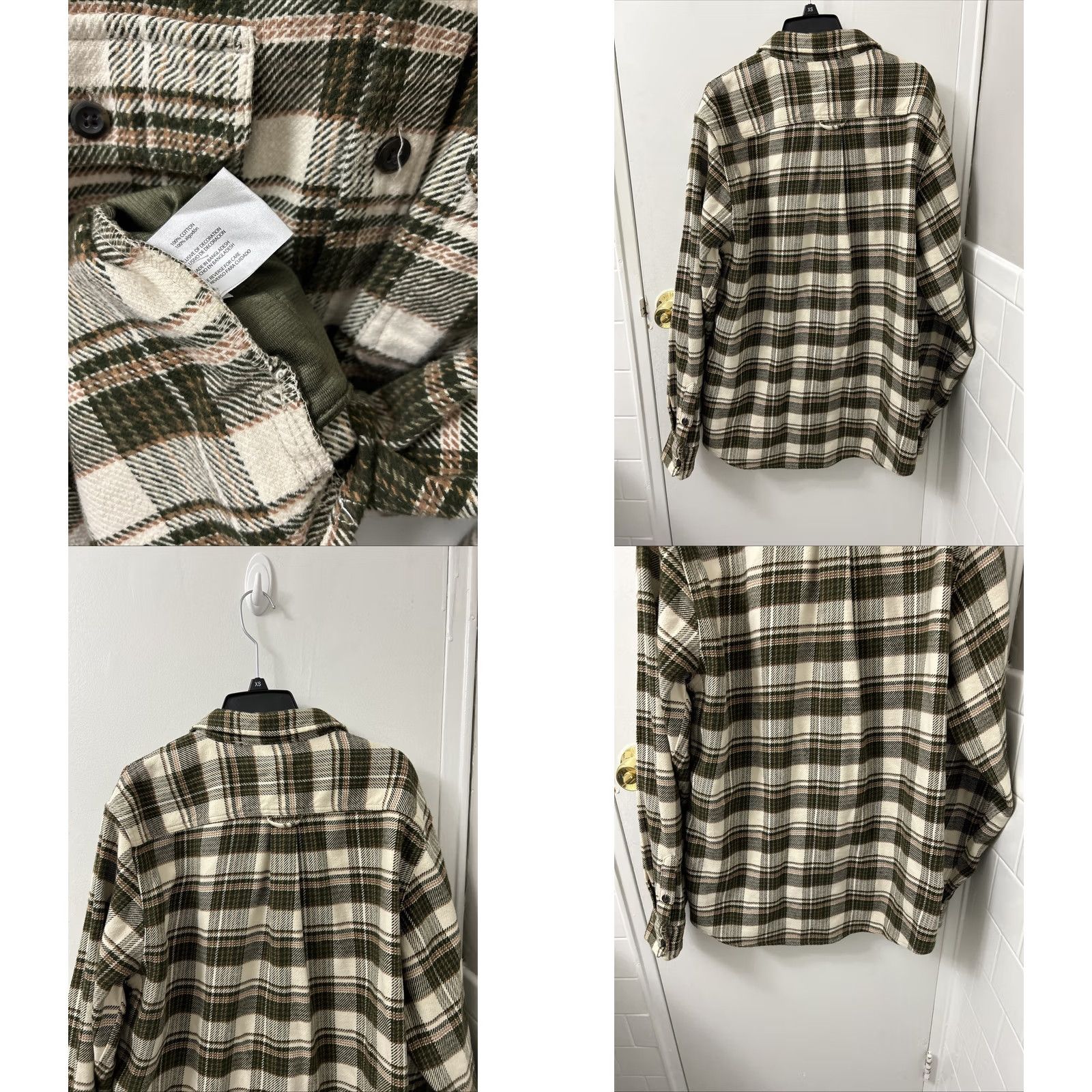 Orvis Orvis Shirt Jacket Mens M Green Plaid Pockets Heavy Cotton Shacket Size US M / EU 48-50 / 2 - 8 Thumbnail