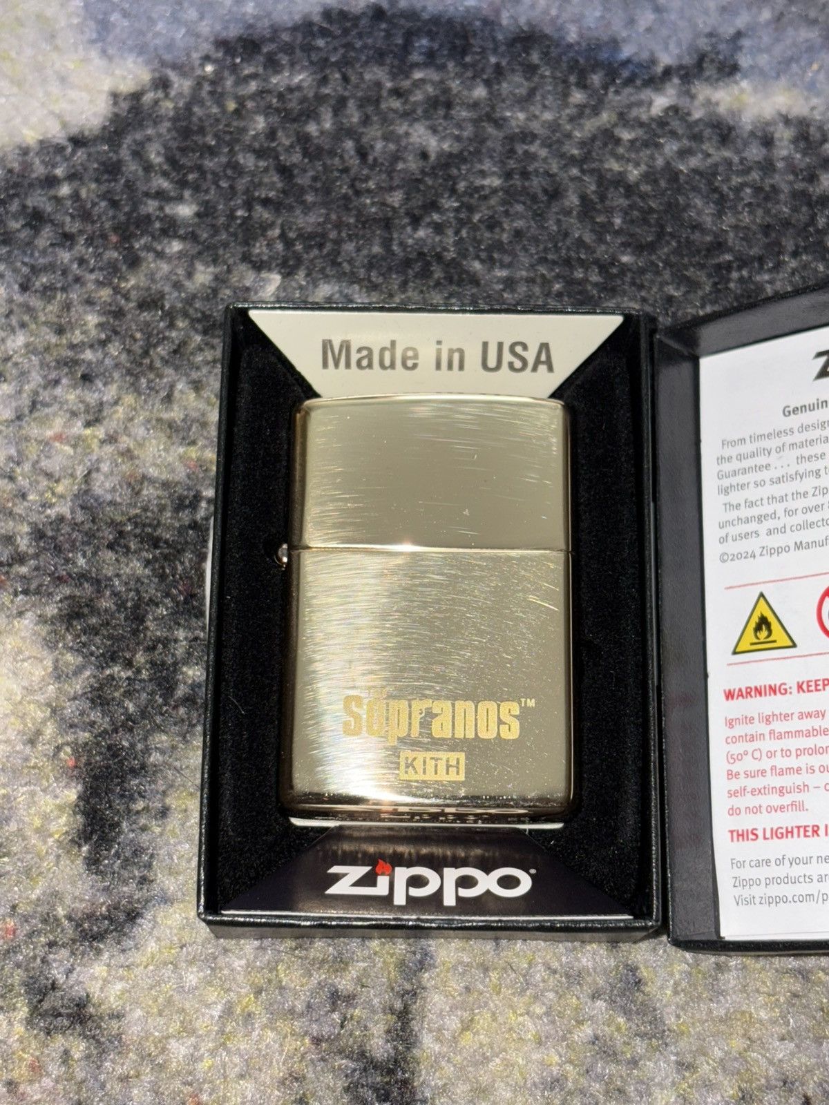 Kith Kith x The Sopranos Zippo Lighter Gold Size ONE SIZE - 1 Thumbnail