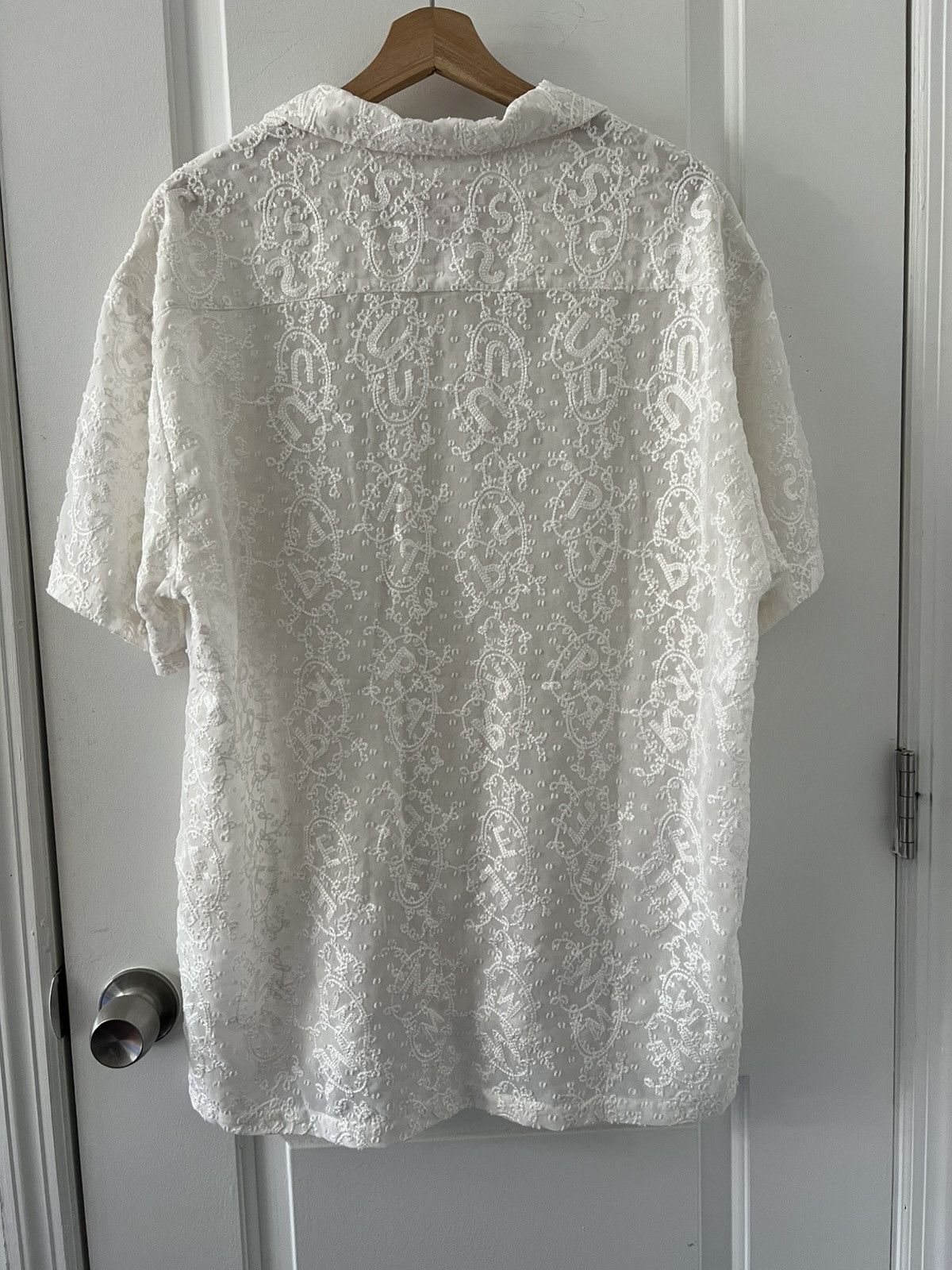 Supreme SS22 Supreme Chainstitch Chiffon Shirt Size US L / EU 52-54 / 3 - 4 Thumbnail