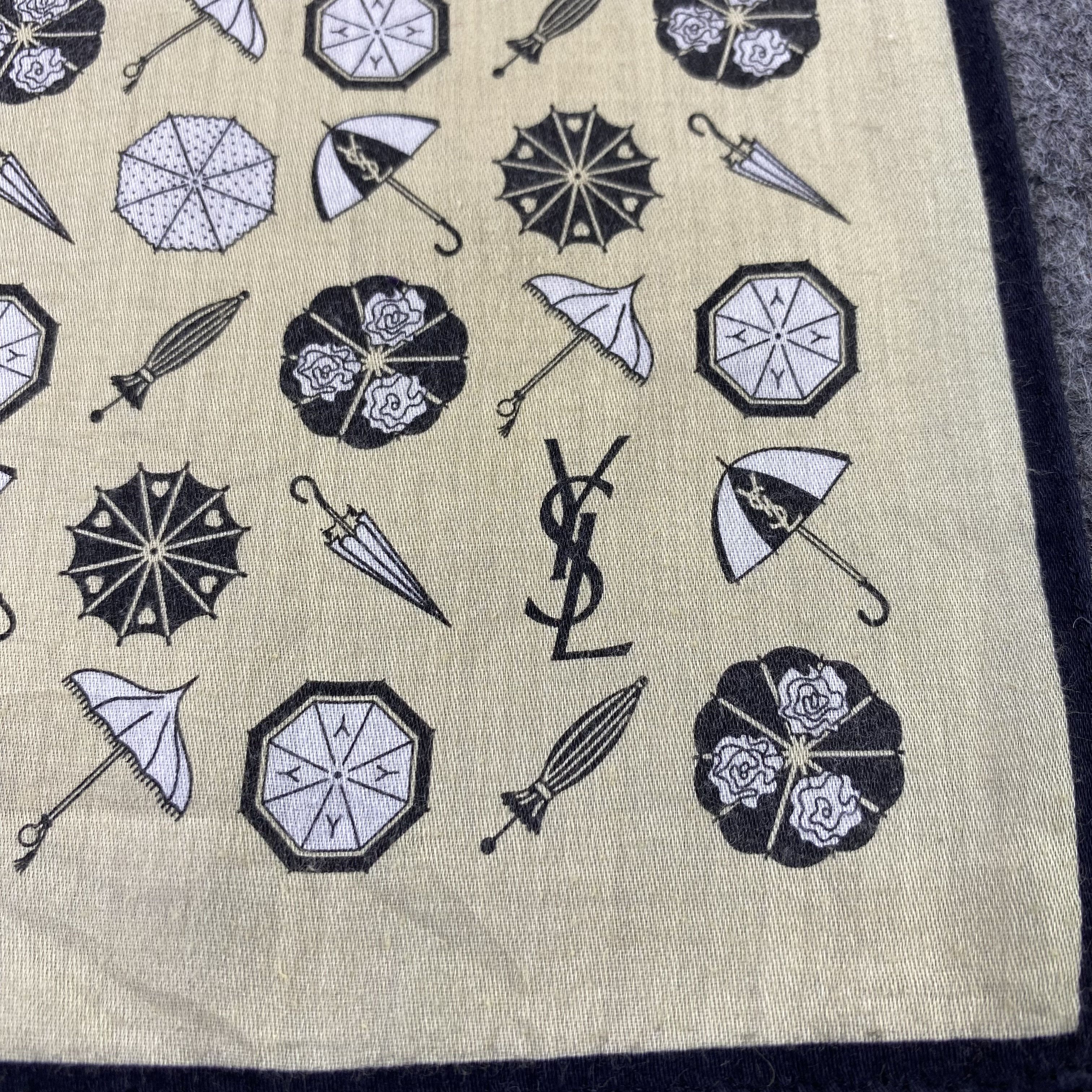 Yves Saint Laurent YSL Handkerchief Neckerchief Bandana-B1814 Size ONE SIZE - 7 Thumbnail