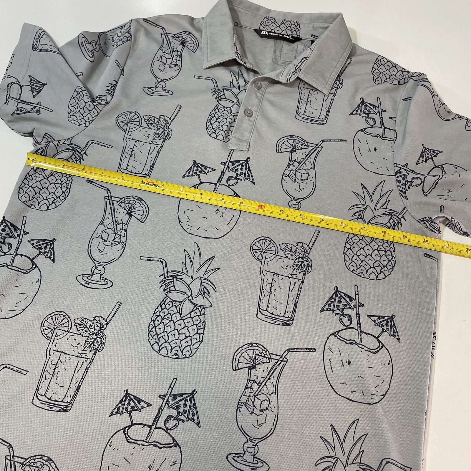 TravisMathew Travis Mathew Men’s Polo Shirt Cocktail Golf Pima Cotton M Size US M / EU 48-50 / 2 - 5 Thumbnail