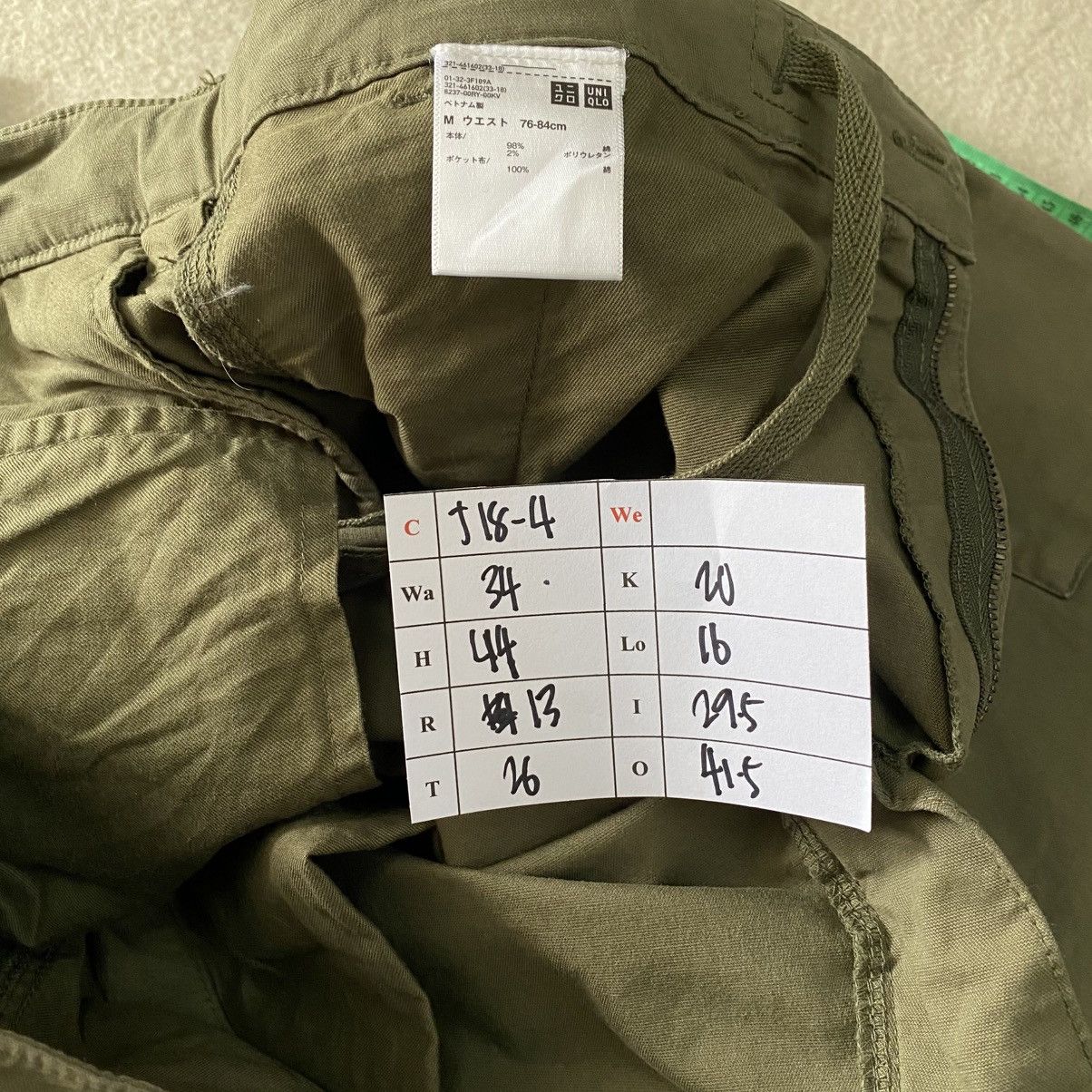 If Six Was Nine × Japanese Brand Uniqlo Double Knee Cargo Pants w34 Size US 34 / EU 50 - 7 Thumbnail
