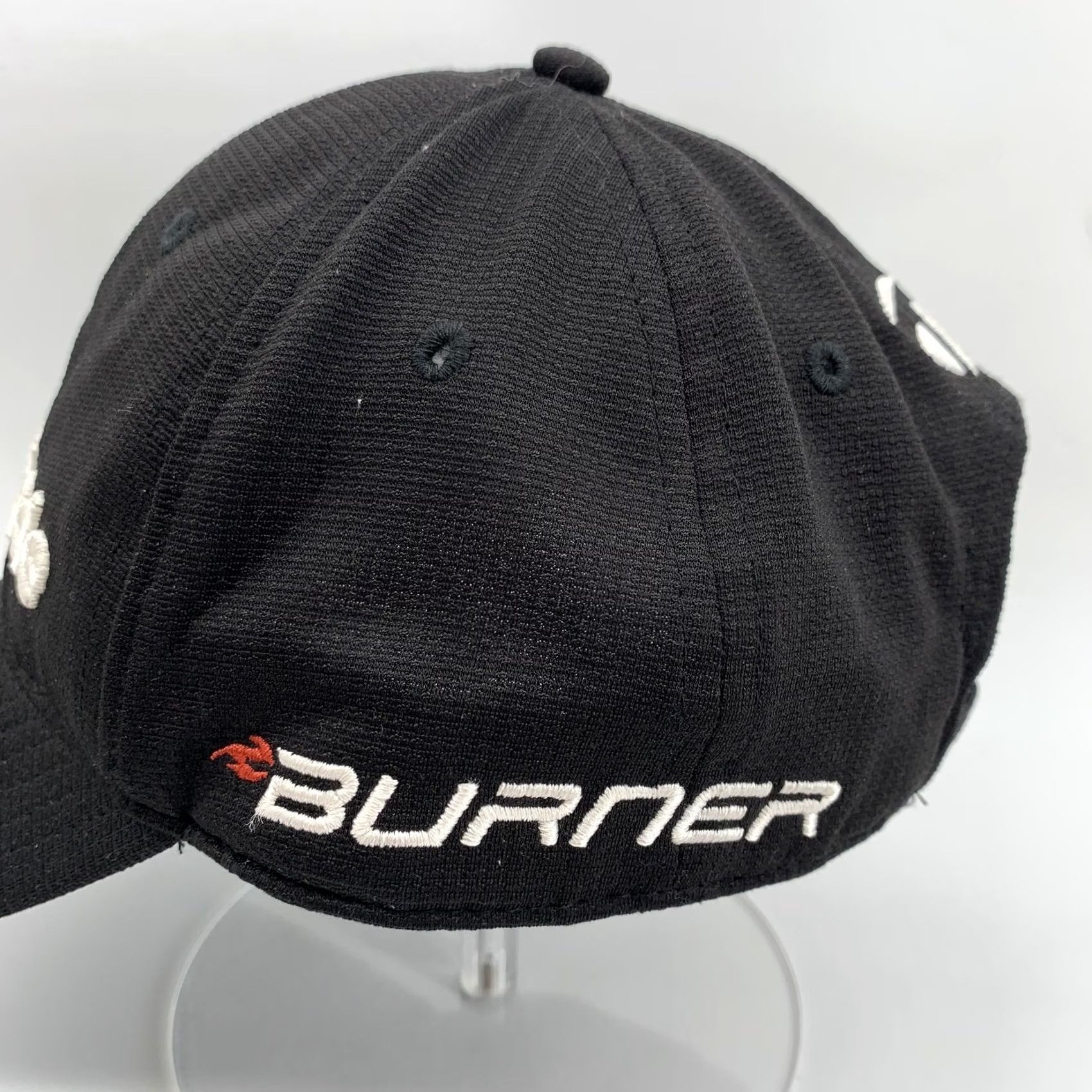 TaylorMade TaylorMade Hat Cap Strap Back Mens Black Golf R11 Burner Logo One Size UV 25+ Size ONE SIZE - 3 Thumbnail