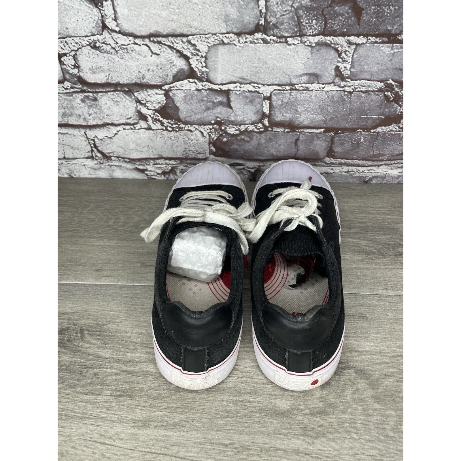 Red Bull Red Ball Jets ‘51 Black & White Canvas Low Top Sneakers Shoe Size US 10 / EU 43 - 7 Thumbnail