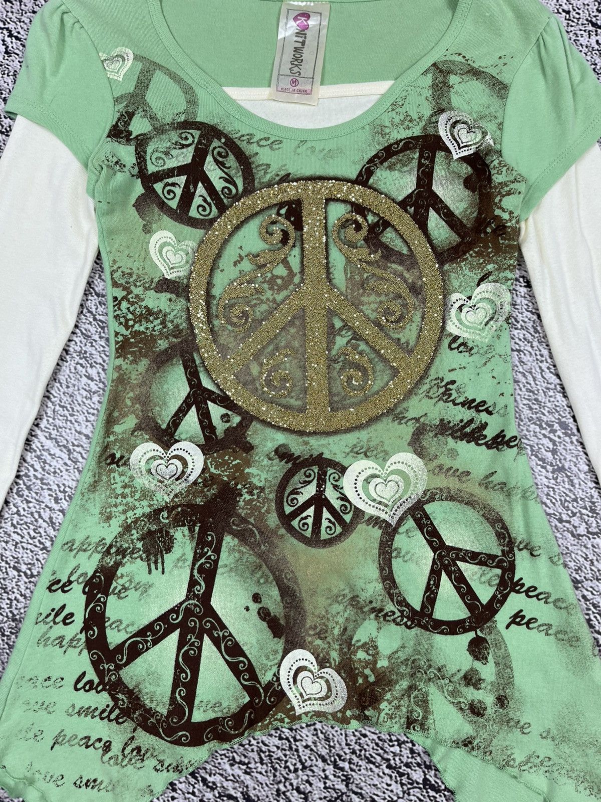 Japanese Brand Vintage Y2K Printed Piece Longsleeve Tunic size M Size M / US 6-8 / IT 42-44 - 4 Thumbnail