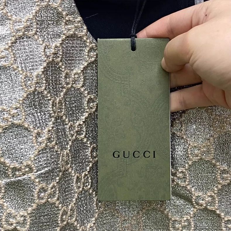 Gucci Gucci Champagne gold old flower full-print dress 2504-Nexta Size S / US 4 / IT 40 - 4 Thumbnail