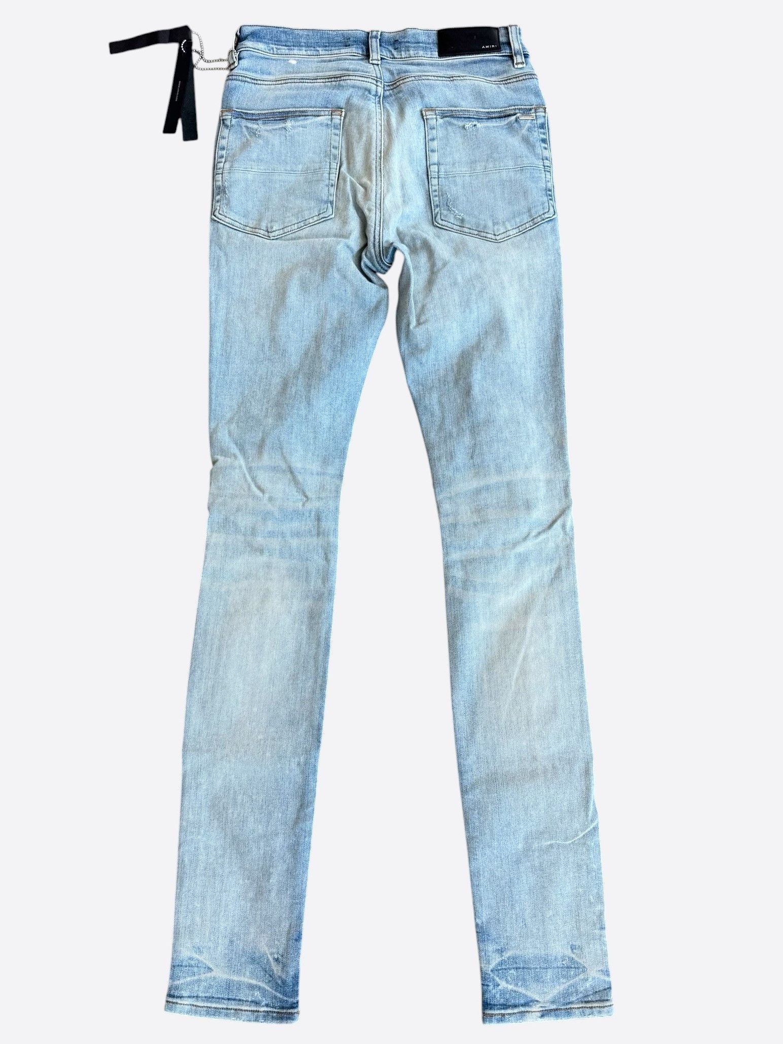 Amiri Amiri Clay Indigo Multicolor Bandana Patch Thrasher Jeans Size US 30 / EU 46 - 2 Thumbnail