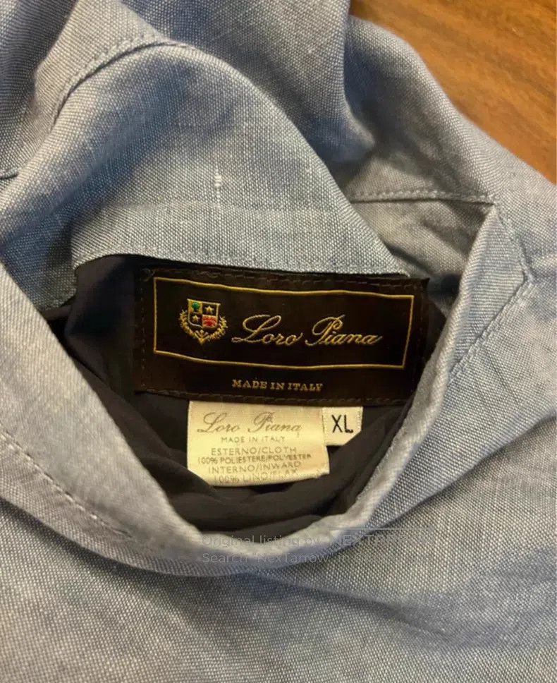 Loro Piana Loro Piana Blue tech material light blue double-sided wind Size US XL / EU 56 / 4 - 4 Thumbnail