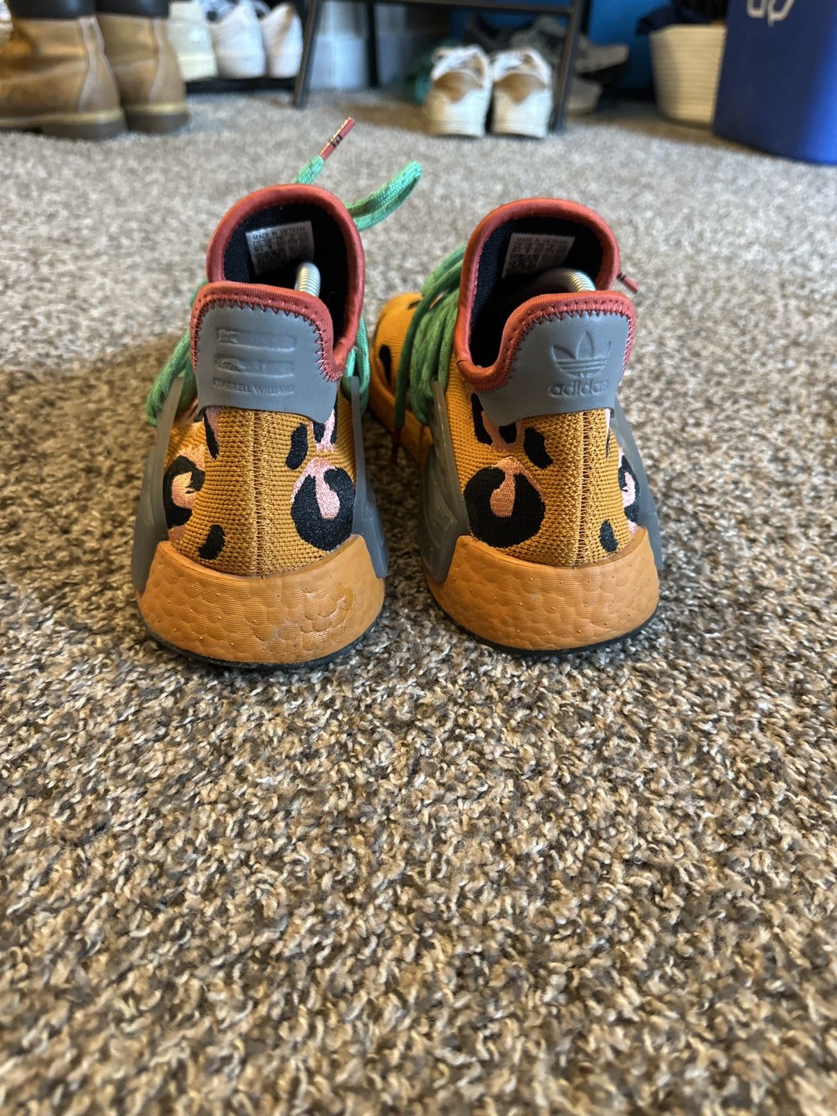 Adidas × Pharrell Adidas x Pharrell NMD Human Race Size US 9.5 / EU 42-43 - 4 Thumbnail