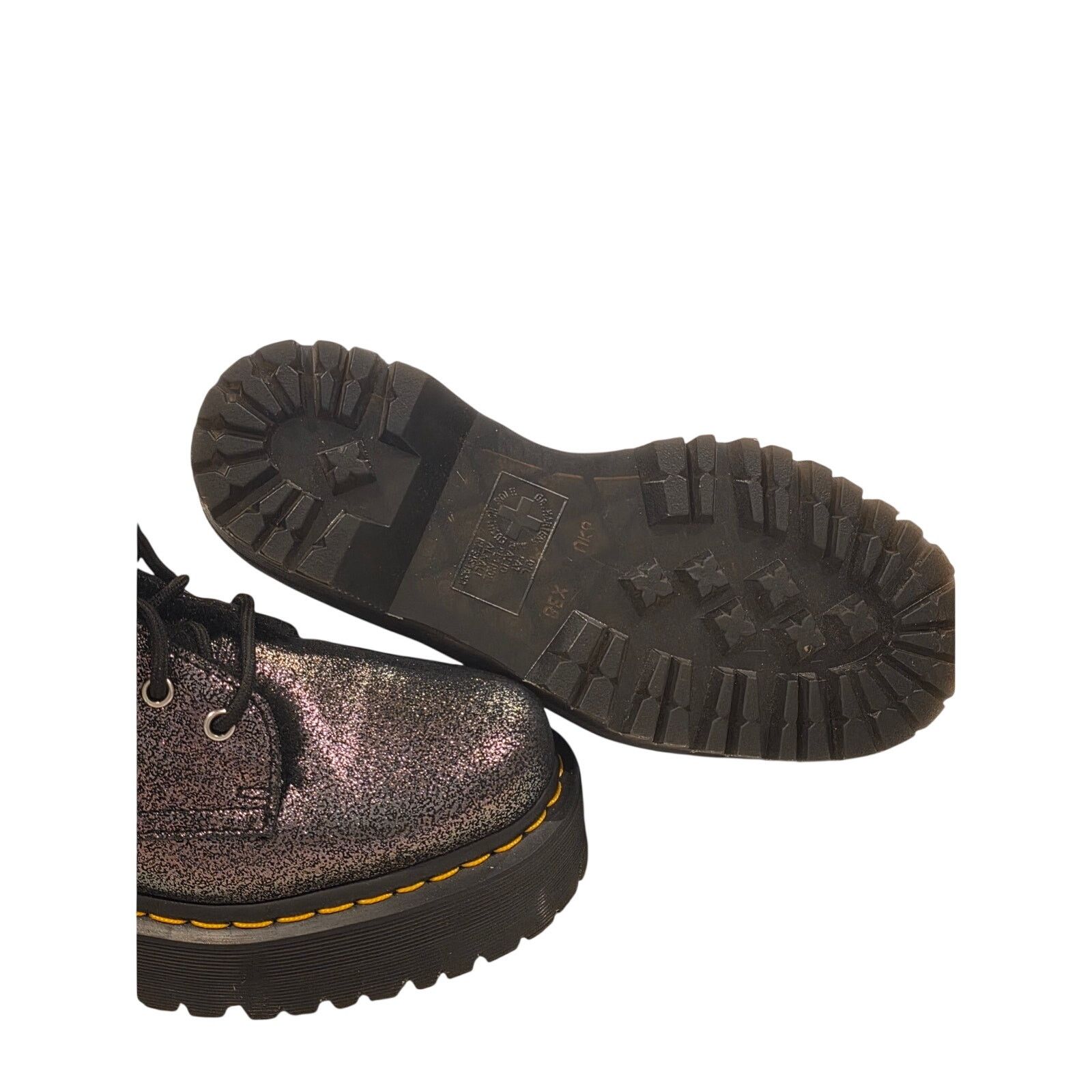 Dr. Martens Dr. Martens womens 8 Shimmer Metallic Boots Purple Fuchsia Size US 8 / IT 38 - 7 Thumbnail