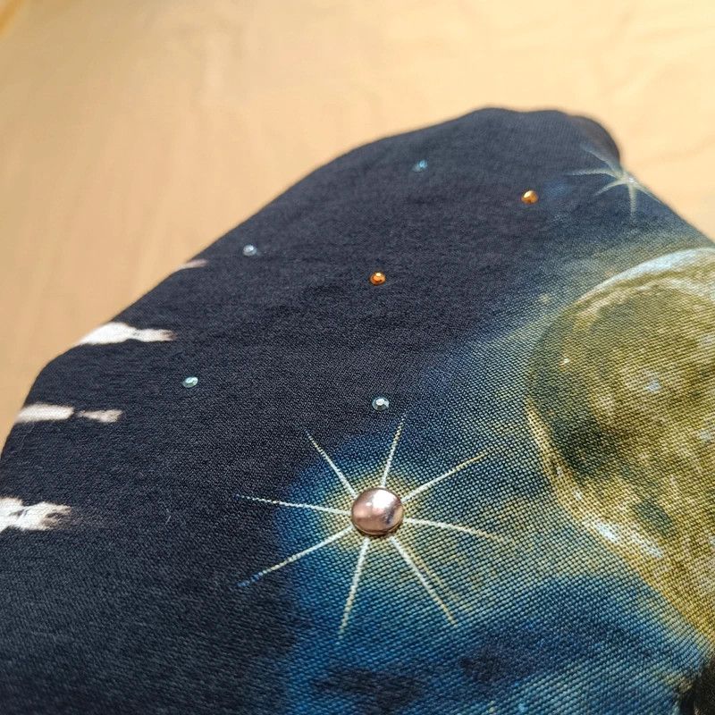 Vintage Vintage 90s Black Tshirt Wolf Moon Print Double Sided XL Size US XL / EU 56 / 4 - 6 Thumbnail