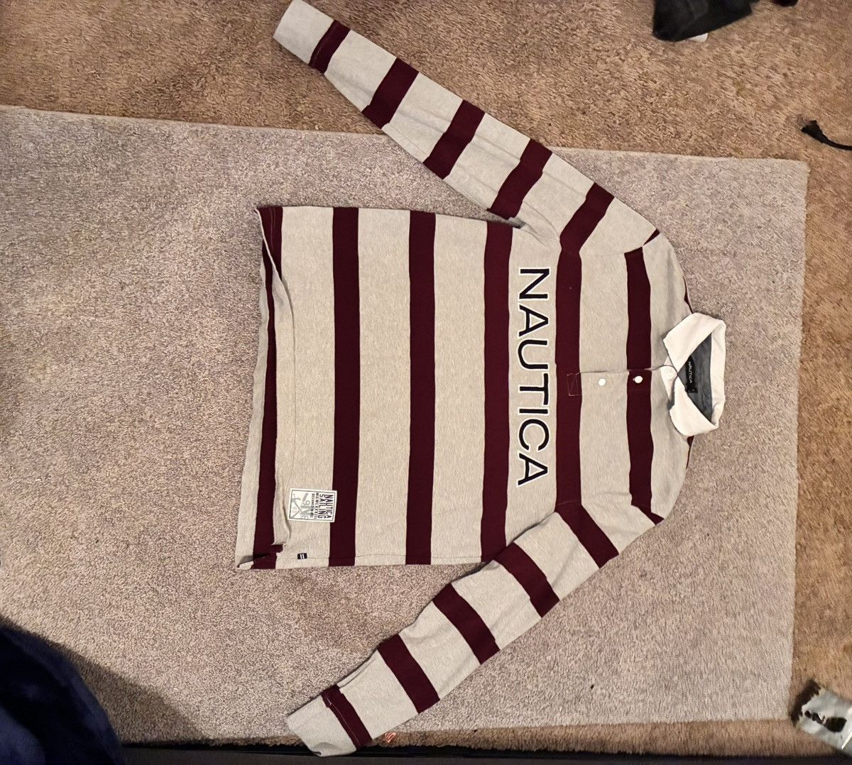 Nautica Long sleeve red and white Nautica sweatshirt Size US M / EU 48-50 / 2 - 1 Thumbnail
