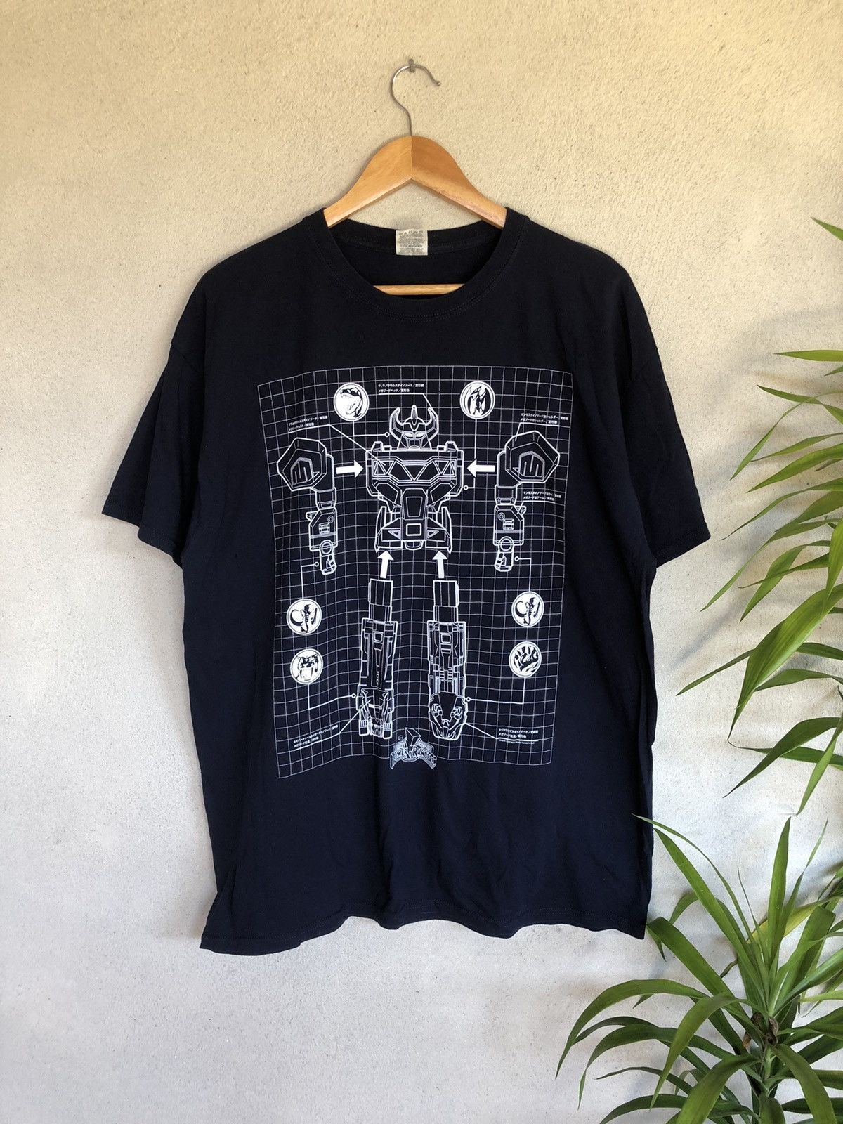 Crazy Vintage Y2K Mighty Morphin Power Rangers Tee