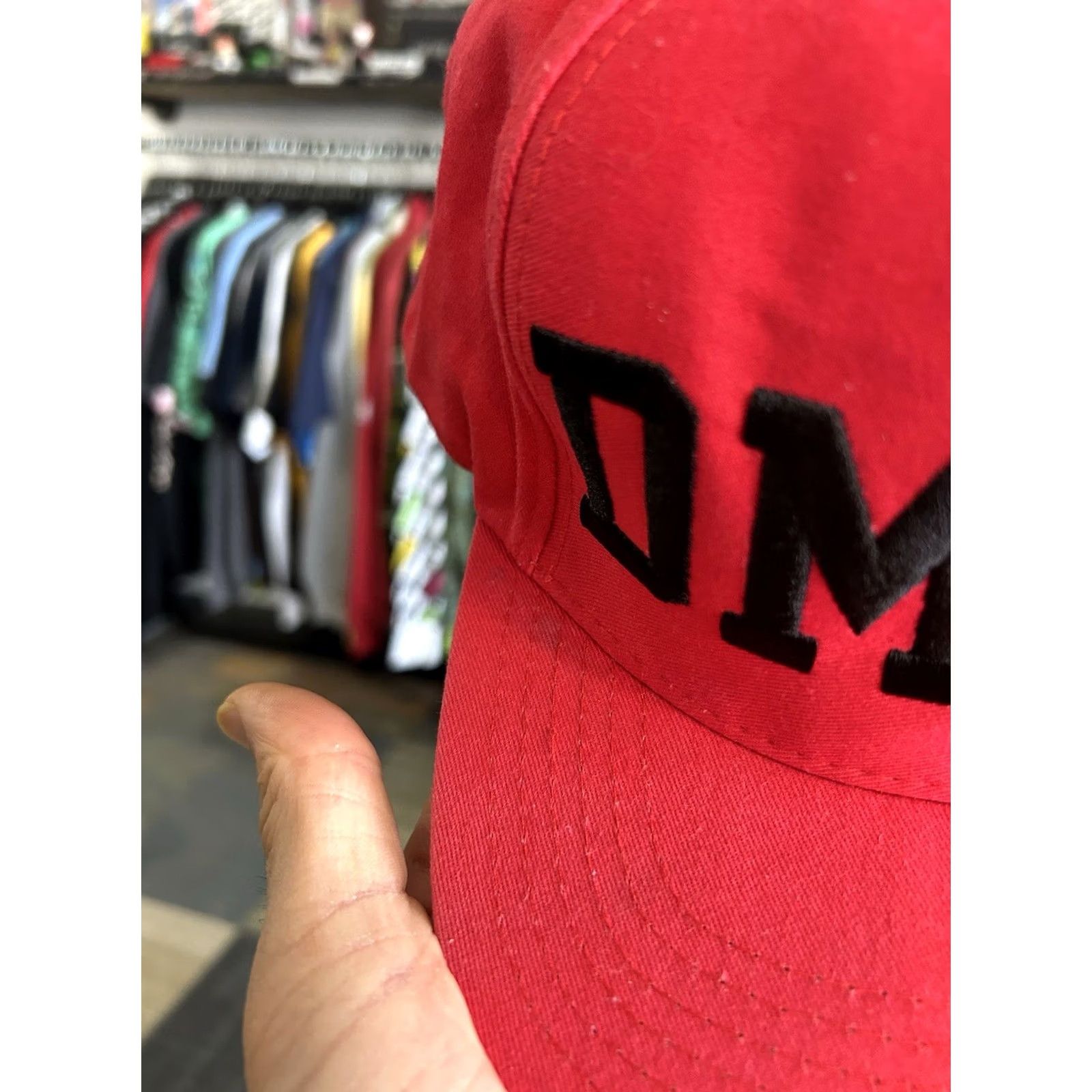 Diamond Supply Co. Diamond Supply Co. Hat Cap Red DMND Embroidered Logo SnapBack Skate Streetwear Mens Size ONE SIZE - 6 Thumbnail