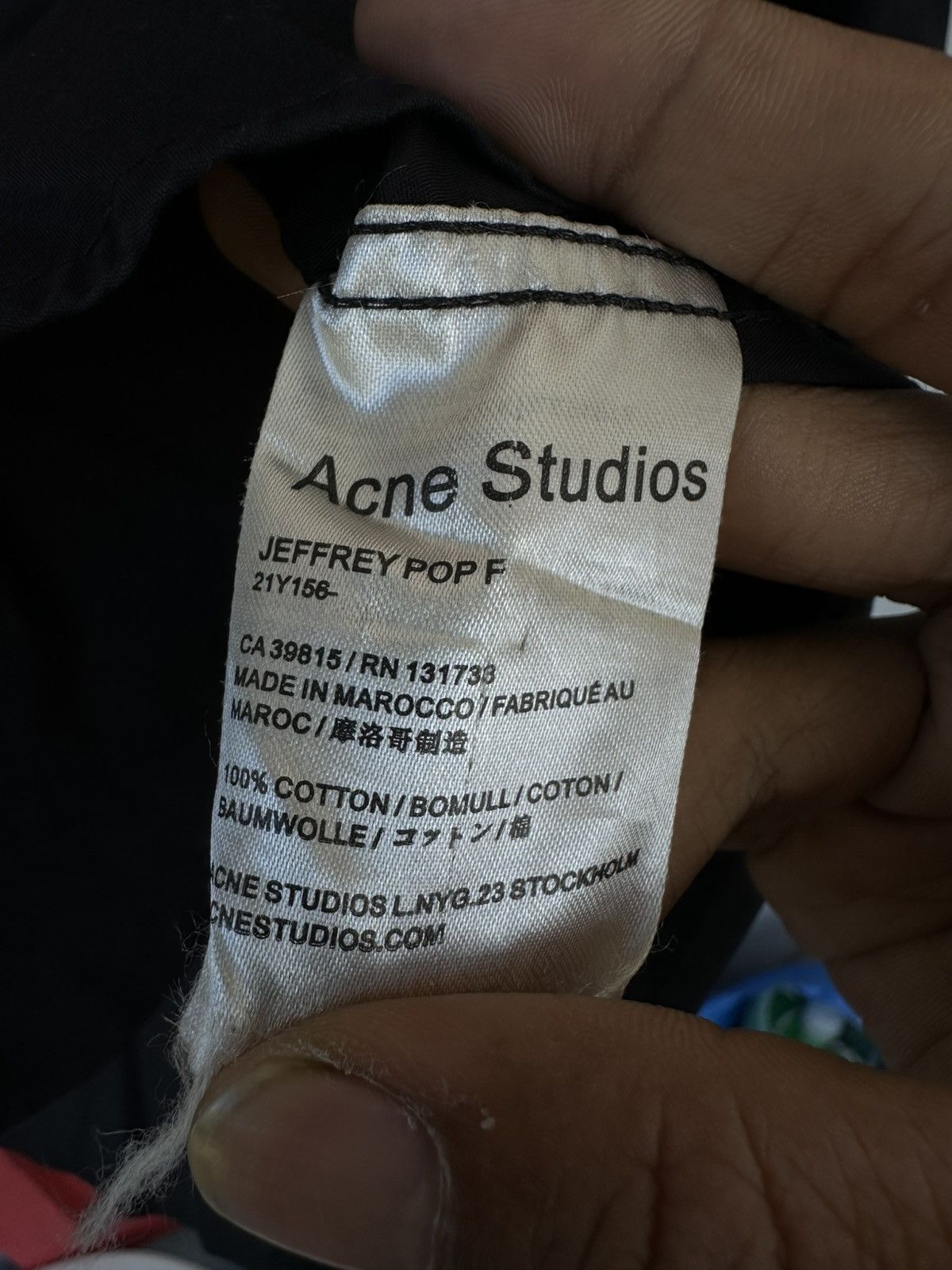 Acne Studios Acne Studios Jeffrey Pop F Shirt Button Up Size US S / EU 44-46 / 1 - 5 Thumbnail