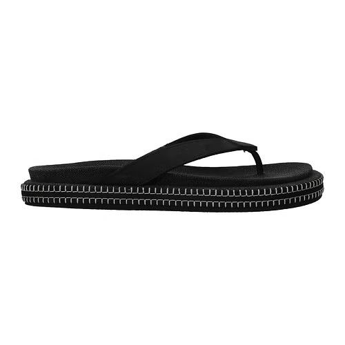 image of Jacquemus Ob1O1E0324 Flip Flops In Black Shoes, Men's (Size 7)