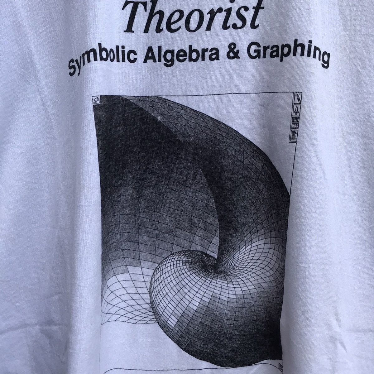 Arts & Science Vintage THEORIST ALGEBRA fractal art tee mathematics Size US L / EU 52-54 / 3 - 4 Thumbnail