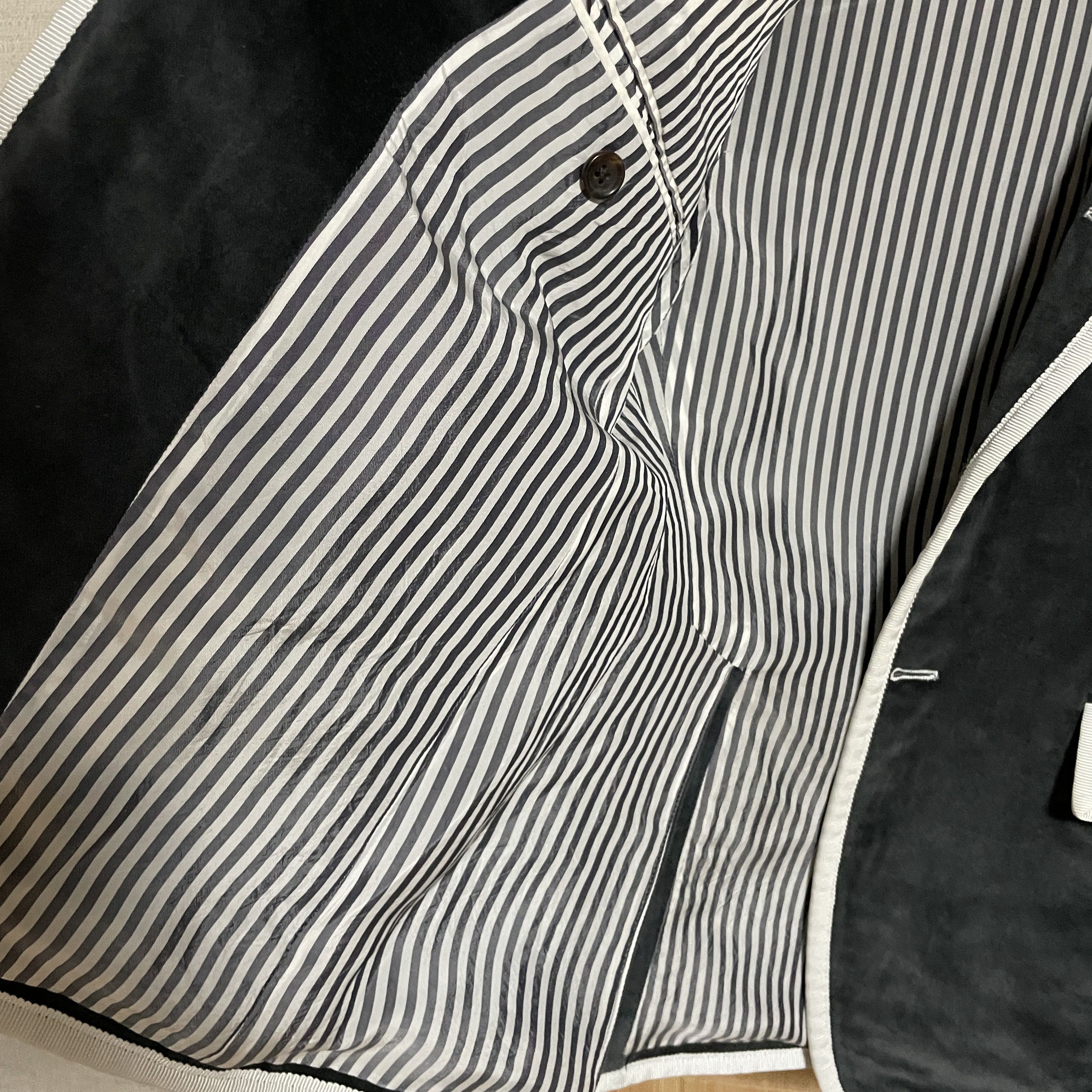 Thom Browne Thom Browne Velvet Piping Black Jacket Size 1 Size 36R - 4 Thumbnail