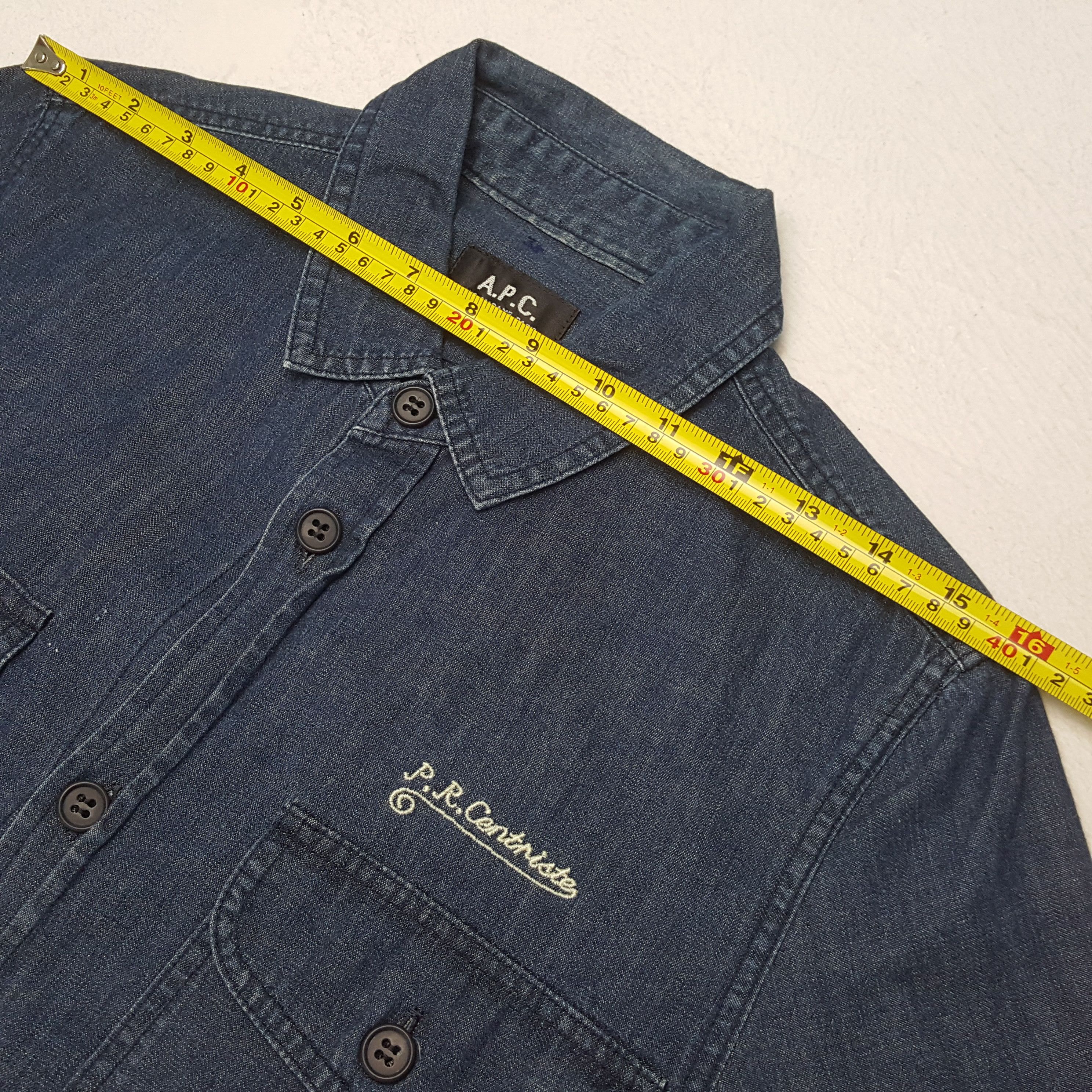 A.P.C. A.P.C Japanese Style Shirt C301N37 Size US S / EU 44-46 / 1 - 4 Thumbnail