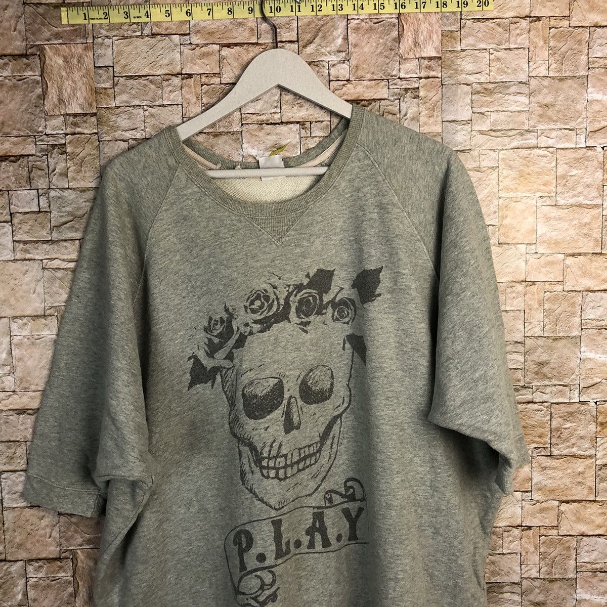 Other Rodeo Crown union made skull Grey Sweatshirt #A295 Size US L / EU 52-54 / 3 - 2 Thumbnail