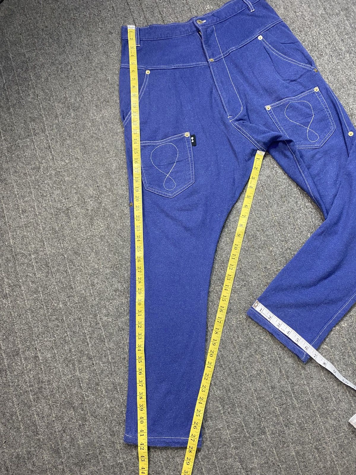 mercibeaucoup Mercibeaucoup Jevous Enprie Issey Miyake Denim Baggy Rise 32 Size 32" / US 10 / IT 46 - 15 Thumbnail