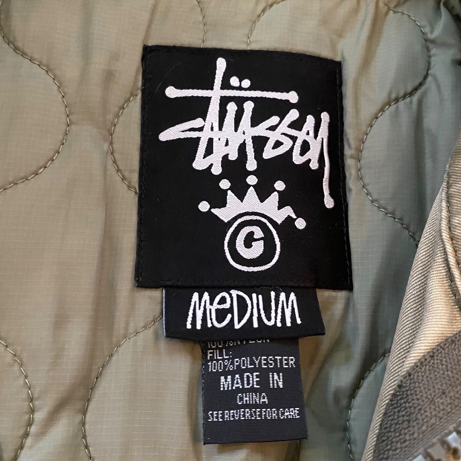 Stussy Vintage Stussy Military M-65 Field Jacket Khaki Size US M / EU 48-50 / 2 - 4 Thumbnail
