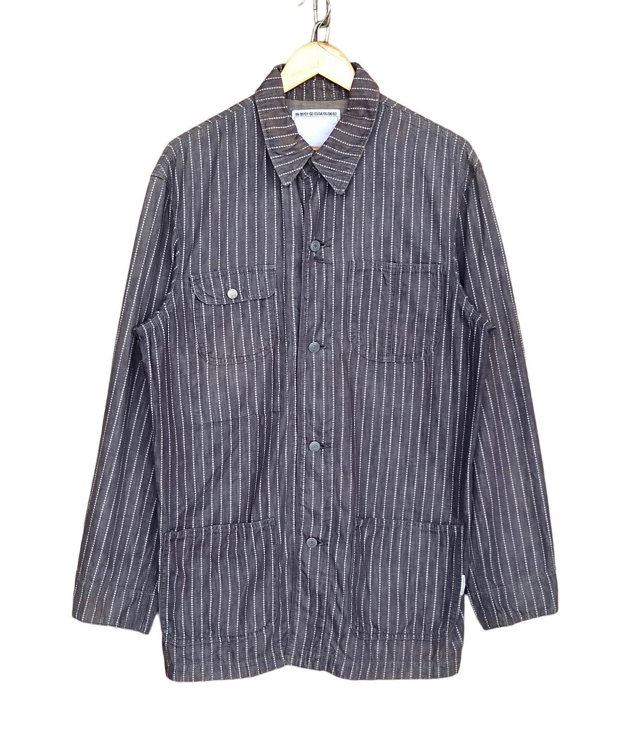 Neighborhood SS03 NEIGHBORHOOD Wabash Hickory Work Chore Denim Shirt Size US L / EU 52-54 / 3 - 1 Thumbnail