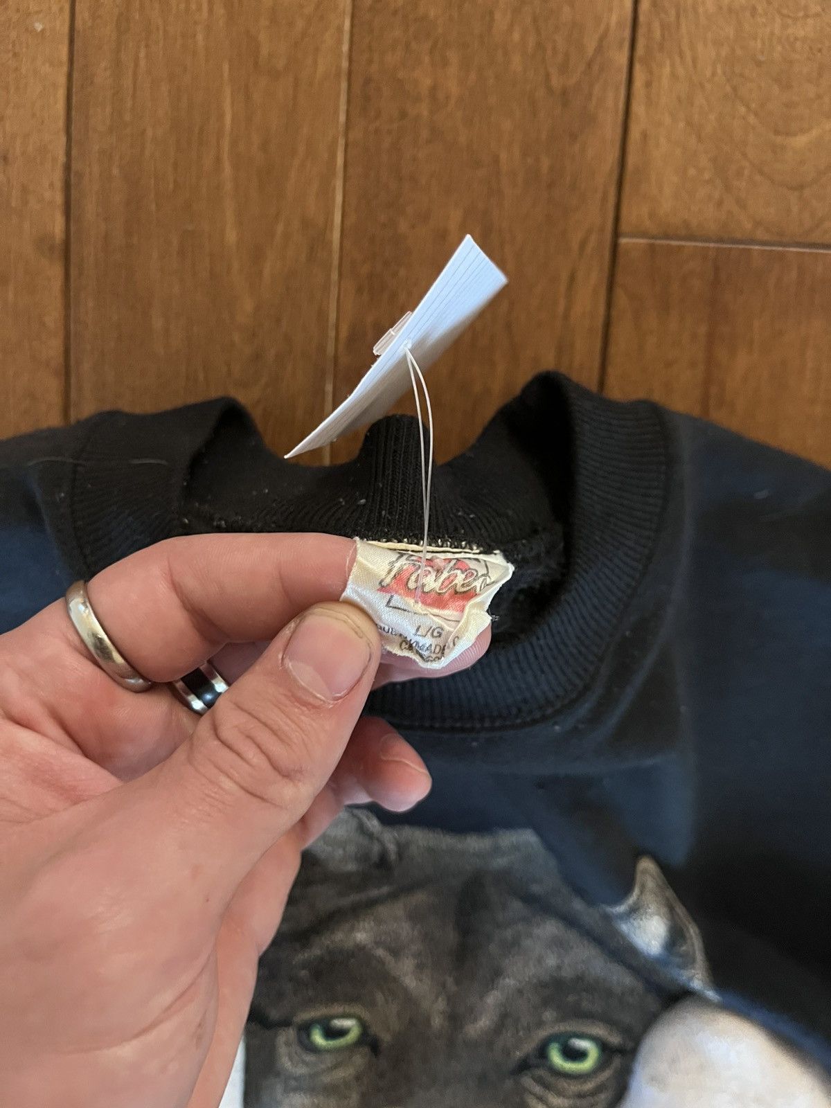Vintage Vintage Wolf crewneck Size US L / EU 52-54 / 3 - 3 Thumbnail
