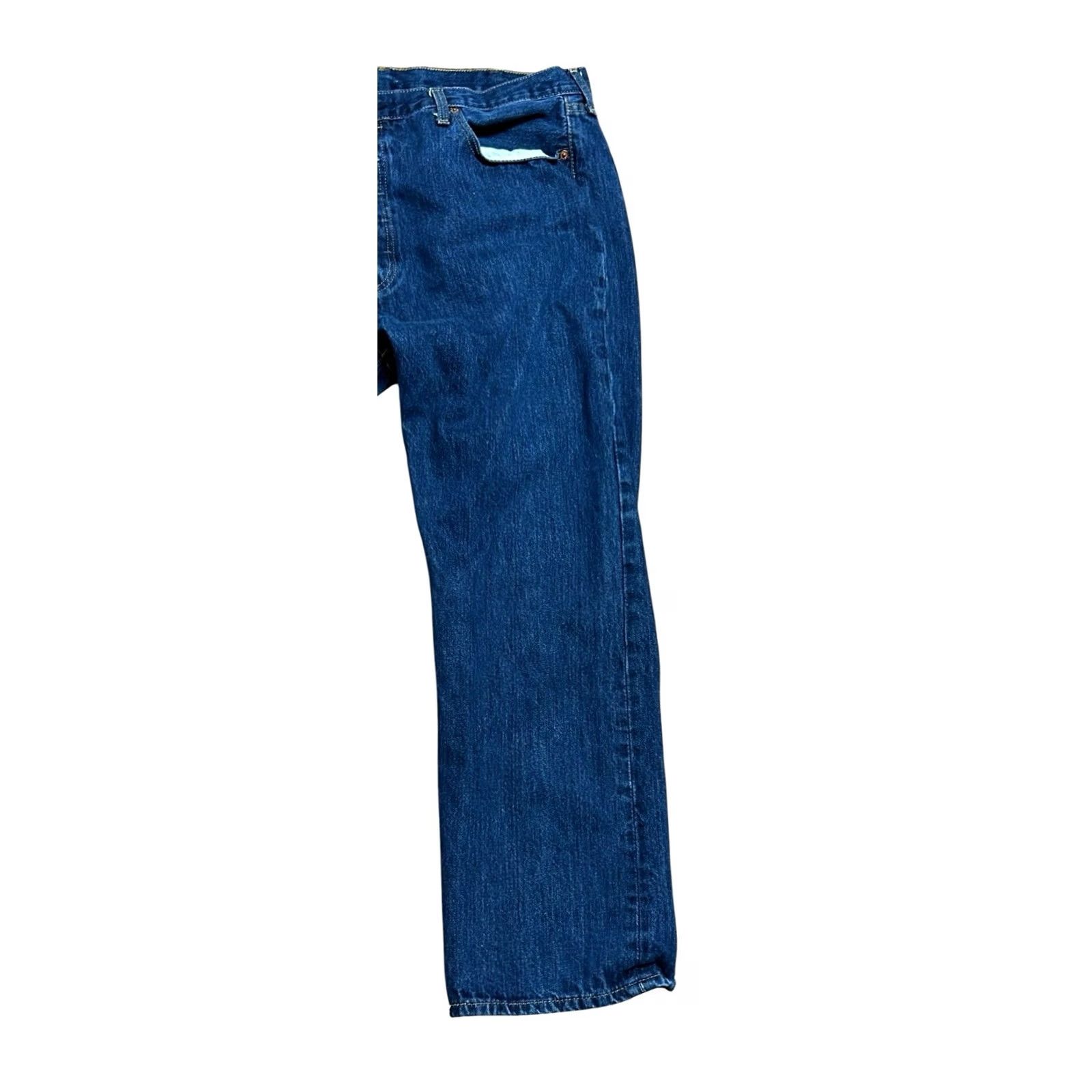 Levi's Levi's 501 Men's Jeans Button Fly Straight Blue Black 40x30 Lot Of 3 Denim Cotton Blend Size US 40 / EU 56 - 4 Thumbnail
