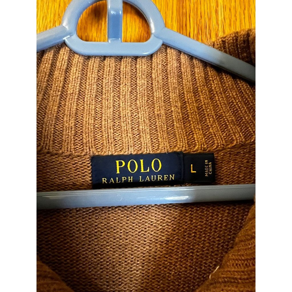 Polo Ralph Lauren Polo Ralph Lauren Brown Sweater Size L Size US L / EU 52-54 / 3 - 2 Thumbnail