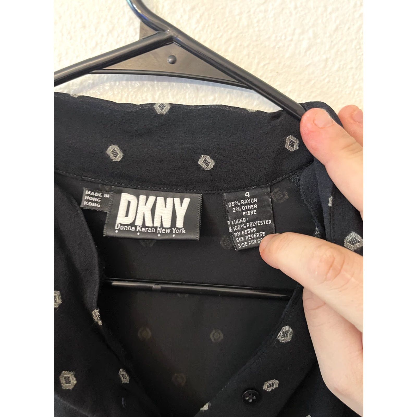 DKNY Women’s Dkny Black Dress Size 4 Rayon Blend Size S / US 4 / IT 40 - 3 Thumbnail