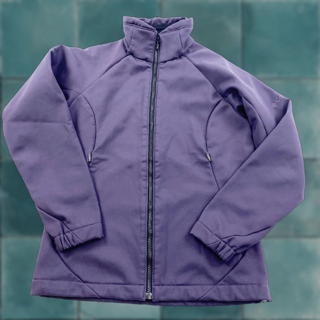 Columbia Jacket Womens Small Purple Full Zip Up Jacket Winter Purple S Womens