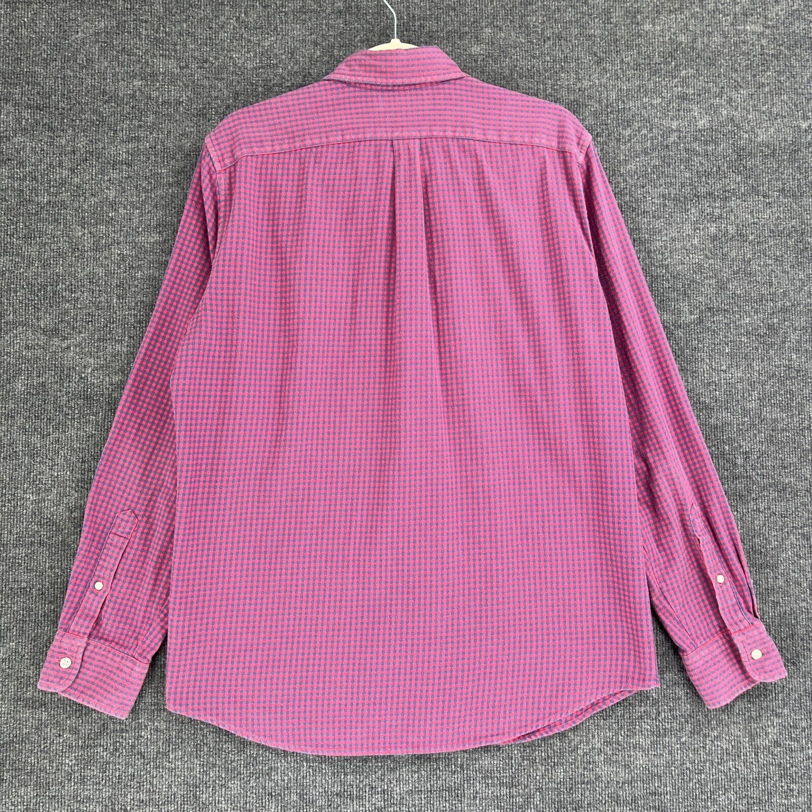 Vineyard Vines Vineyard Vines Flannel Slim Fit Tucker Shirt Pink Check Sz L Size US L / EU 52-54 / 3 - 6 Thumbnail