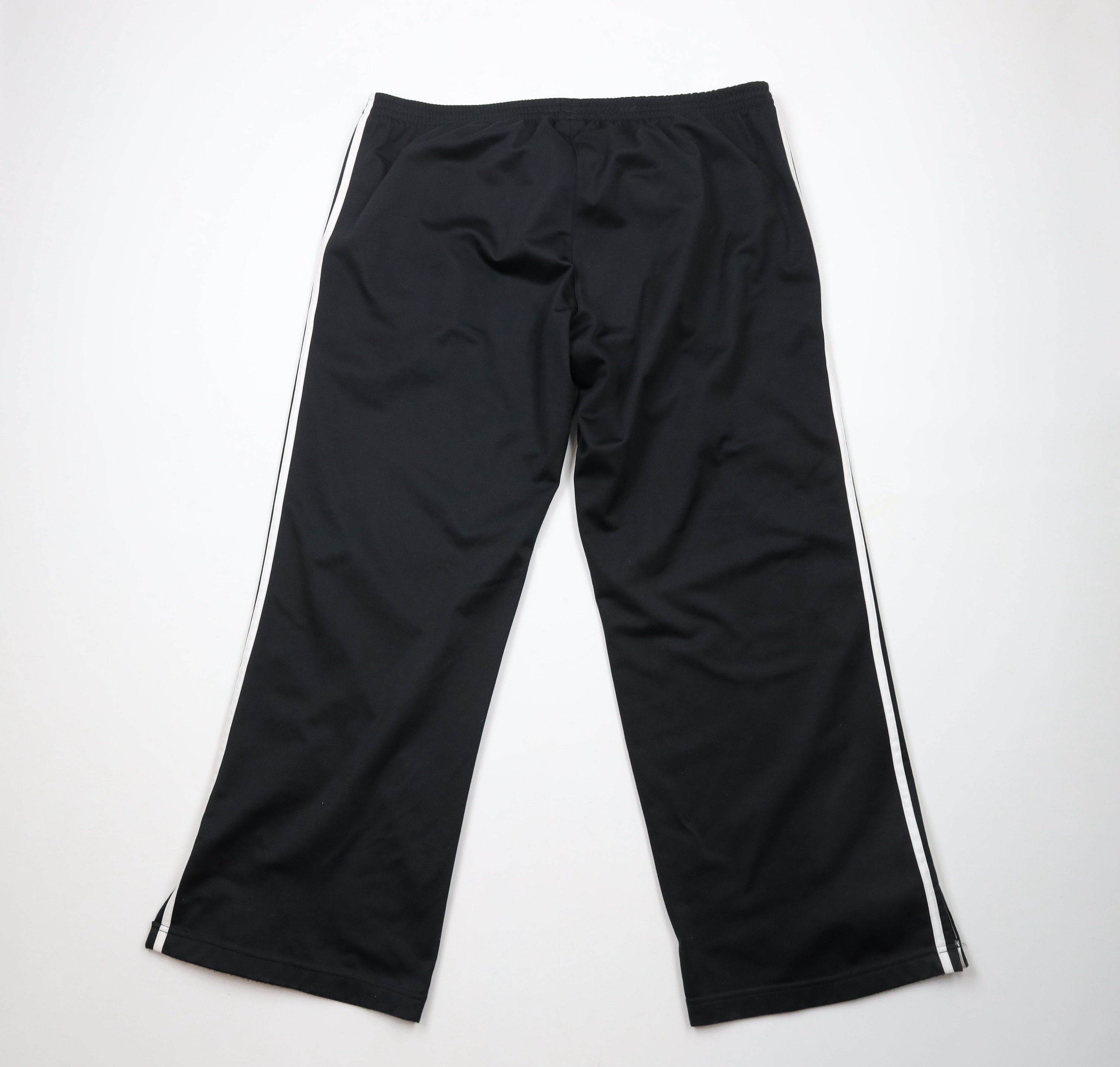 Adidas × Vintage Vintage Y2K Adidas Striped Wide Leg Sweatpants Pants Black Size 38" / US 16 / IT 52 - 11 Thumbnail